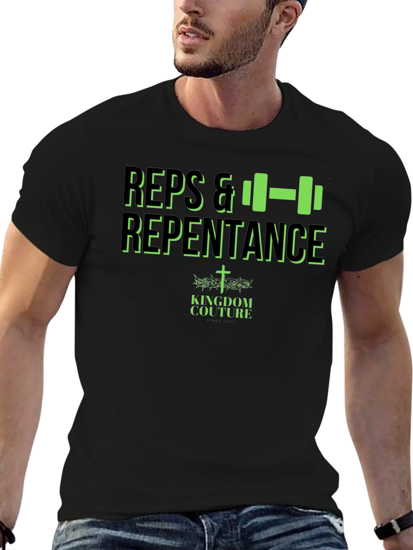 Reps & Repentance Graphic T-Shirt - Black