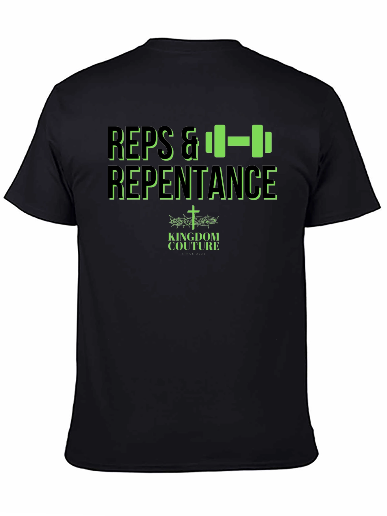 Reps & Repentance Graphic T-Shirt - Black