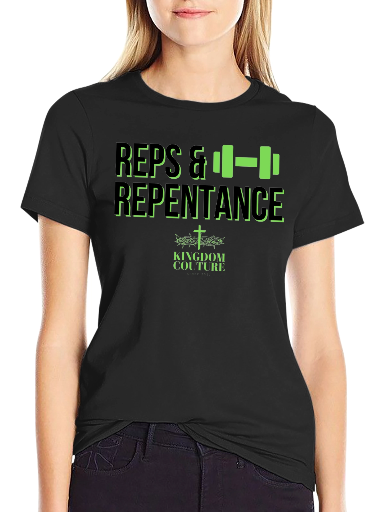 Reps & Repentance Graphic T-Shirt - Black