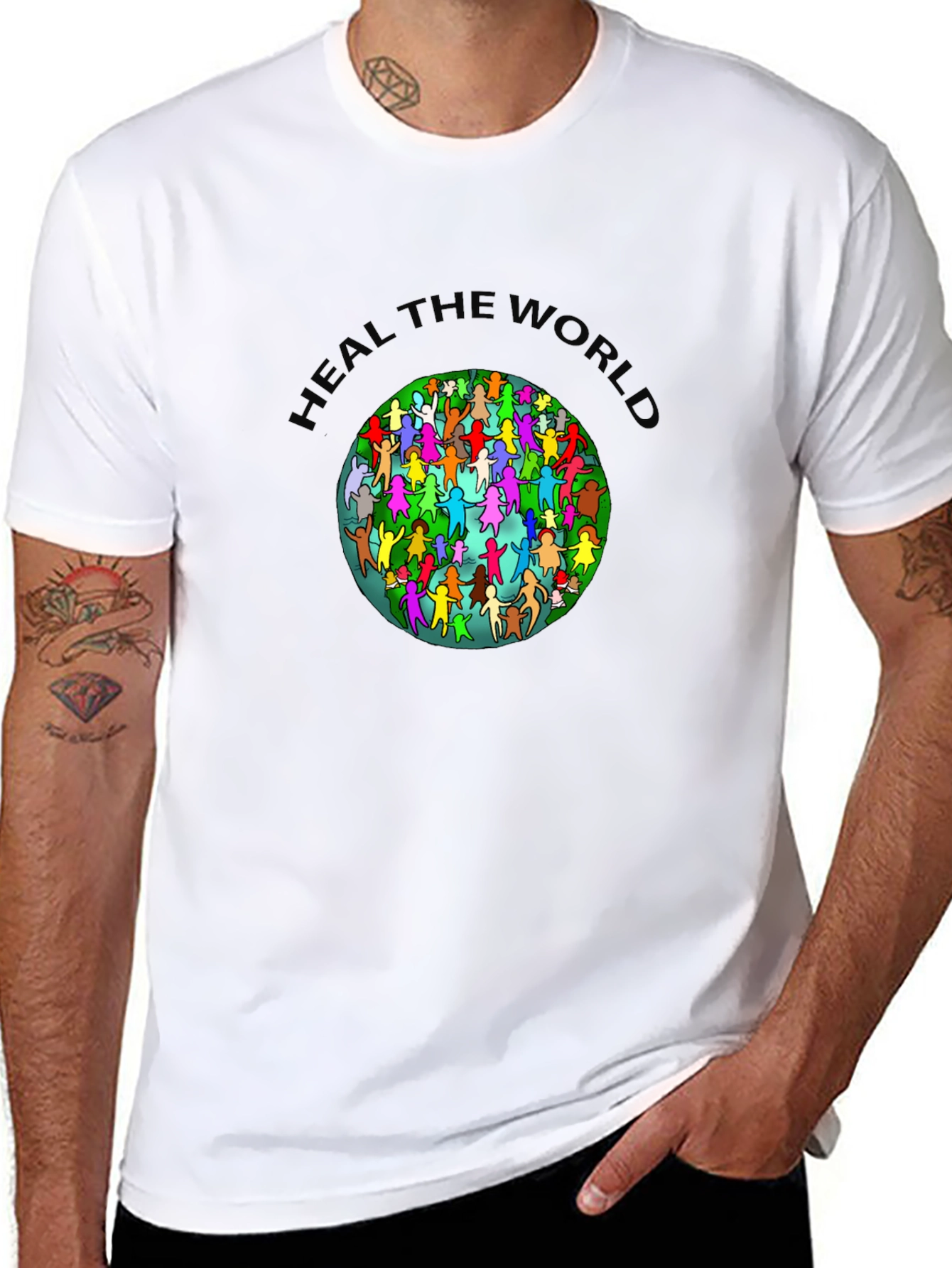 Heal The World Graphic T-Shirt