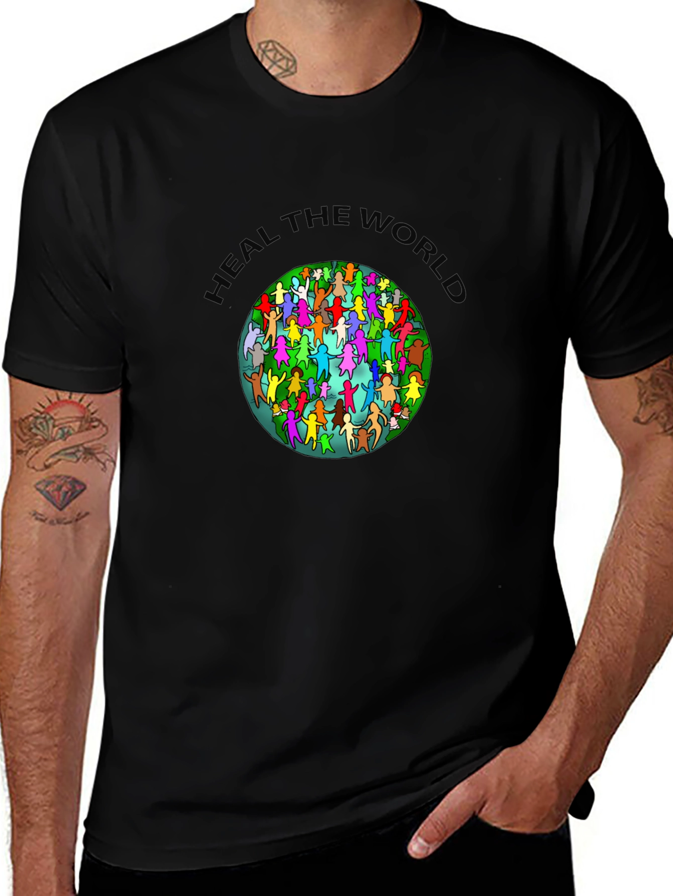Heal The World Graphic T-Shirt
