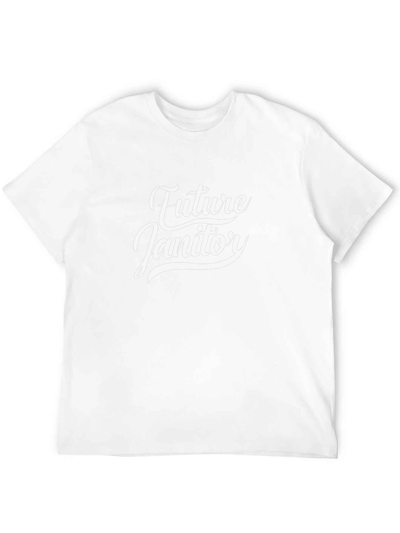 Future Janitor T-Shirt - Black Crew Neck Tee
