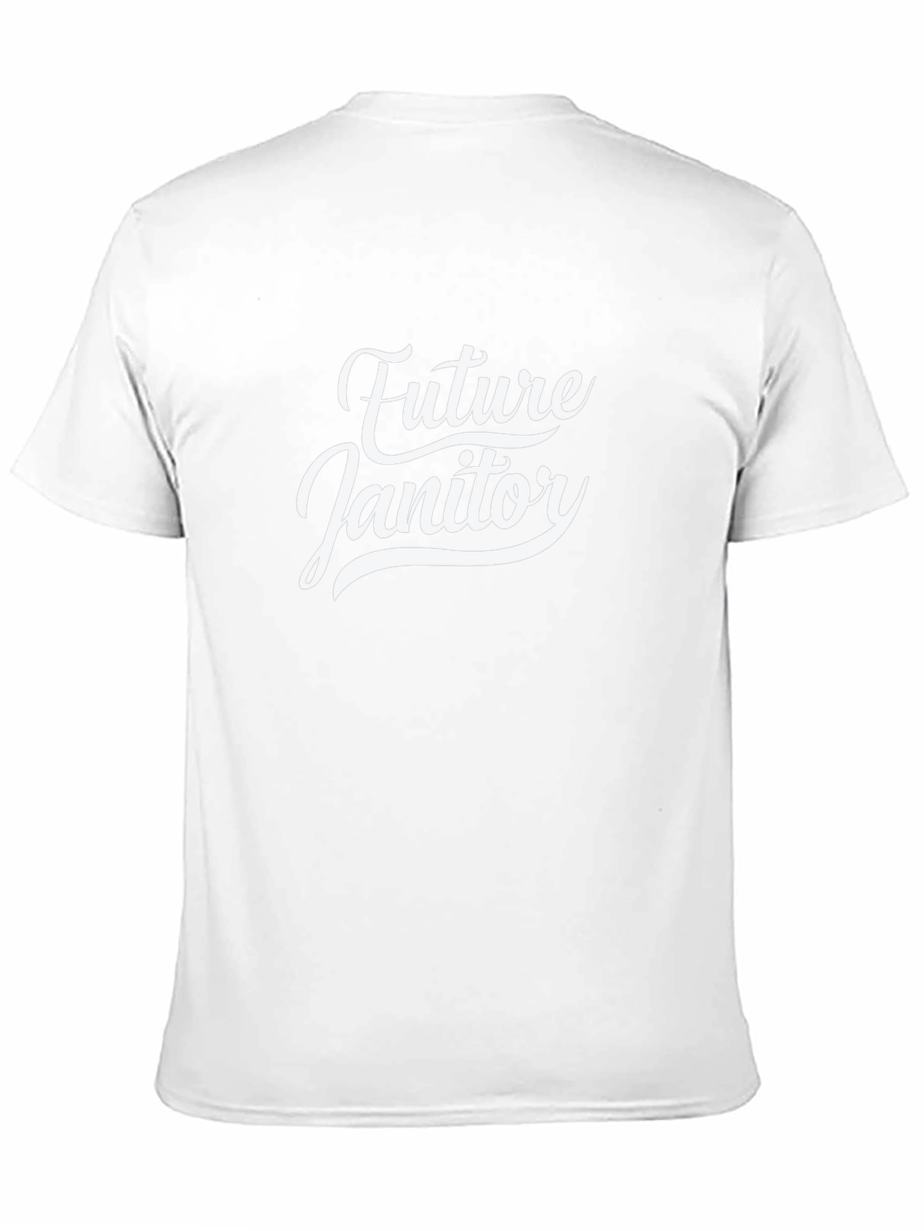Future Janitor T-Shirt - Black Crew Neck Tee