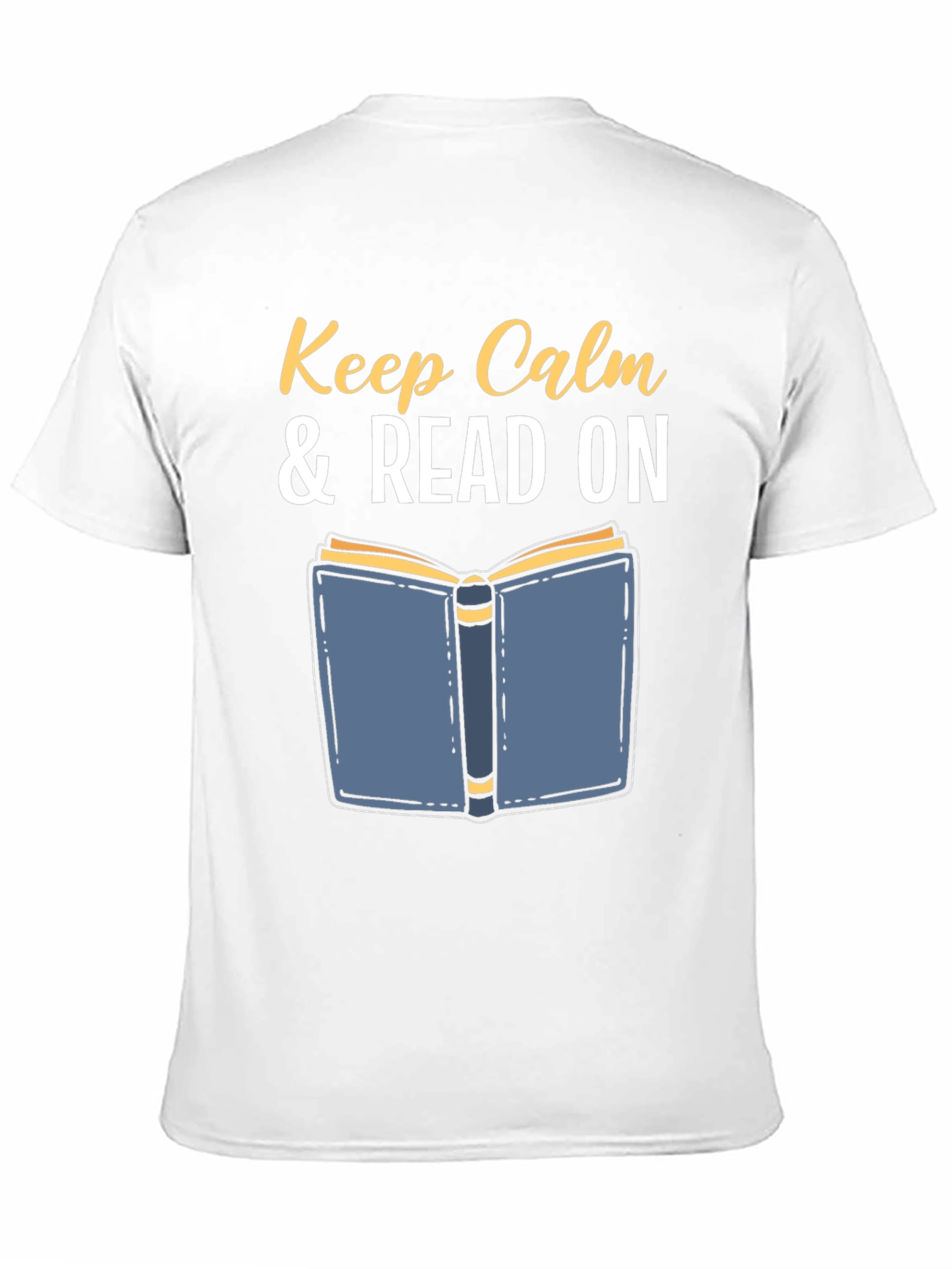 Keep Calm & Read On Black T-Shirt