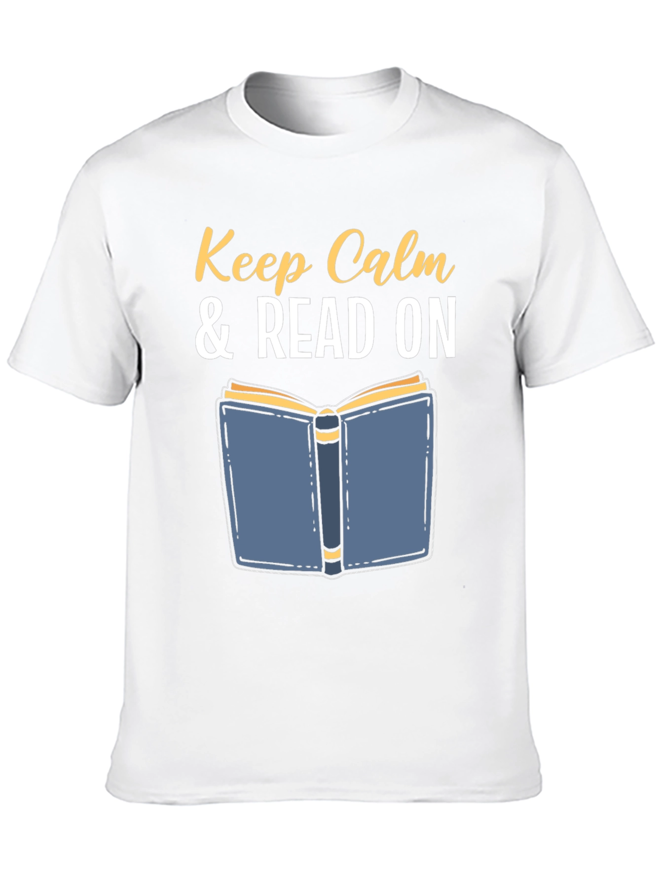 Keep Calm & Read On Black T-Shirt