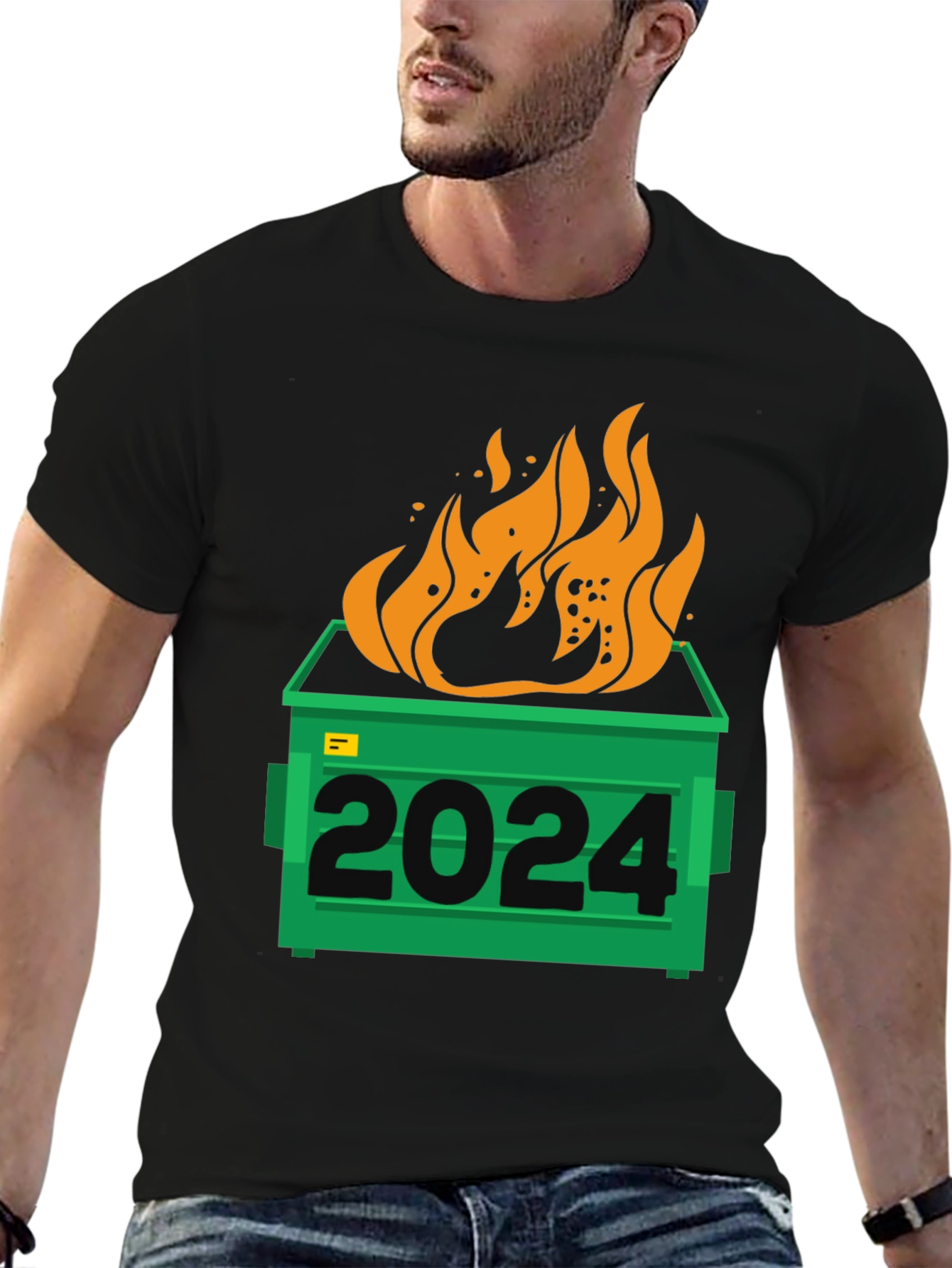 2024 Dumpster Fire Graphic Tee