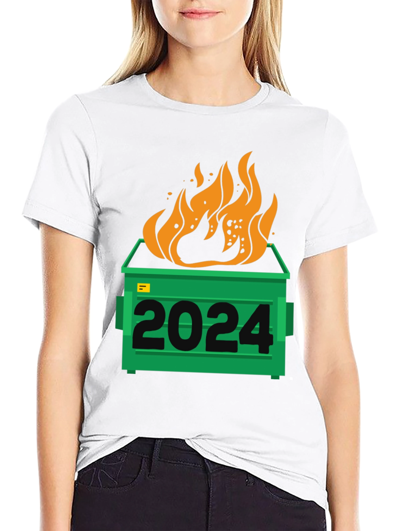 2024 Dumpster Fire Graphic Tee