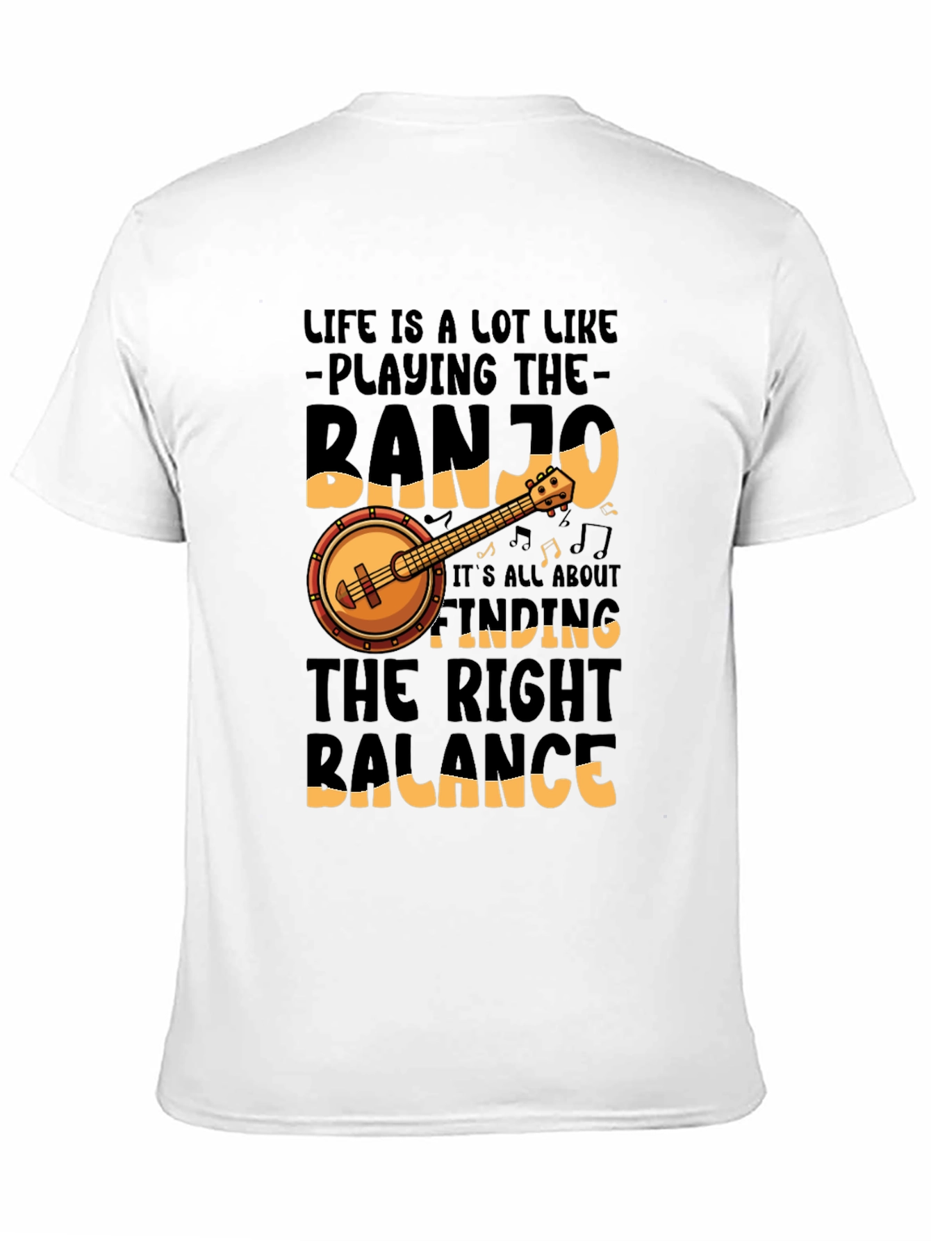 Banjo Life Balance Graphic Tee