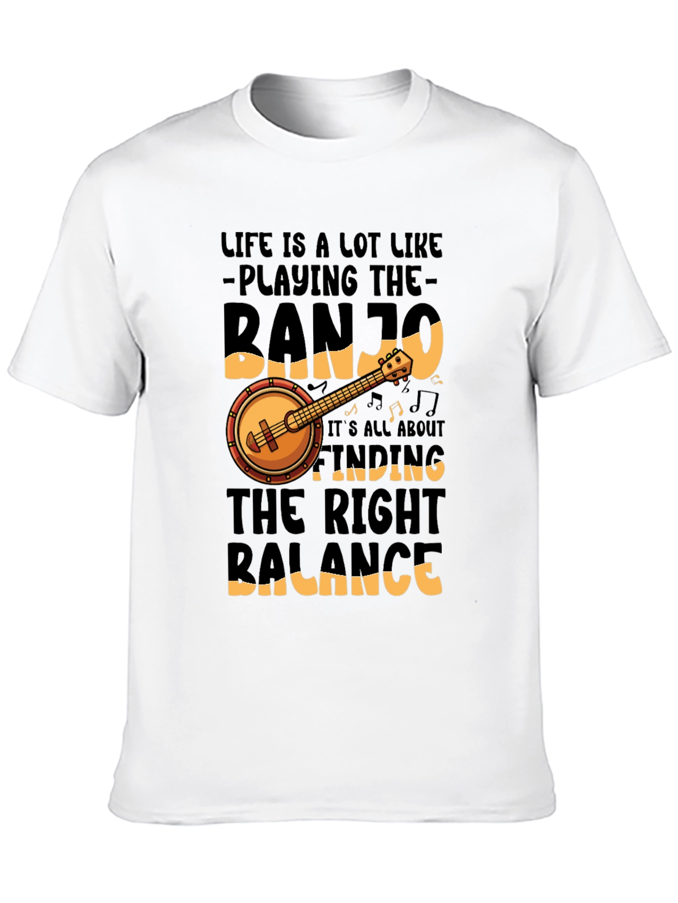Banjo Life Balance Graphic Tee