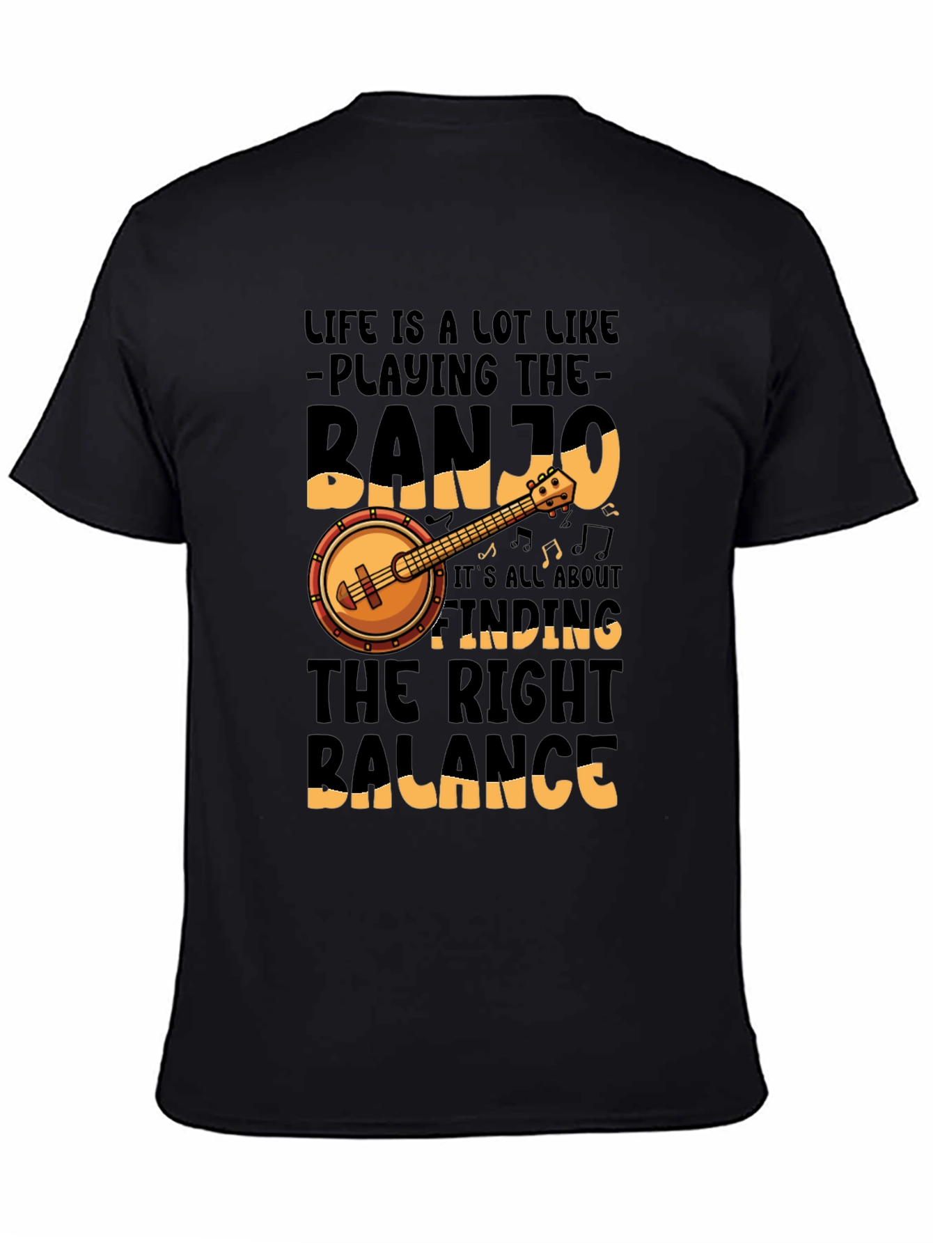 Banjo Life Balance Graphic Tee