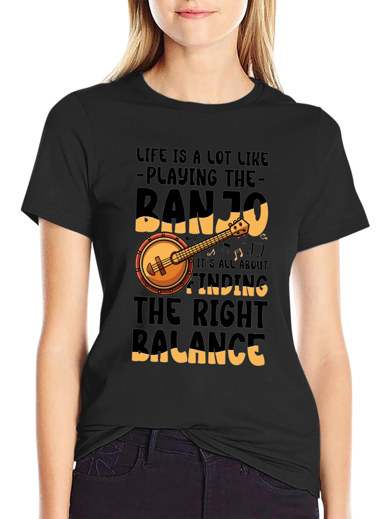 Banjo Life Balance Graphic Tee