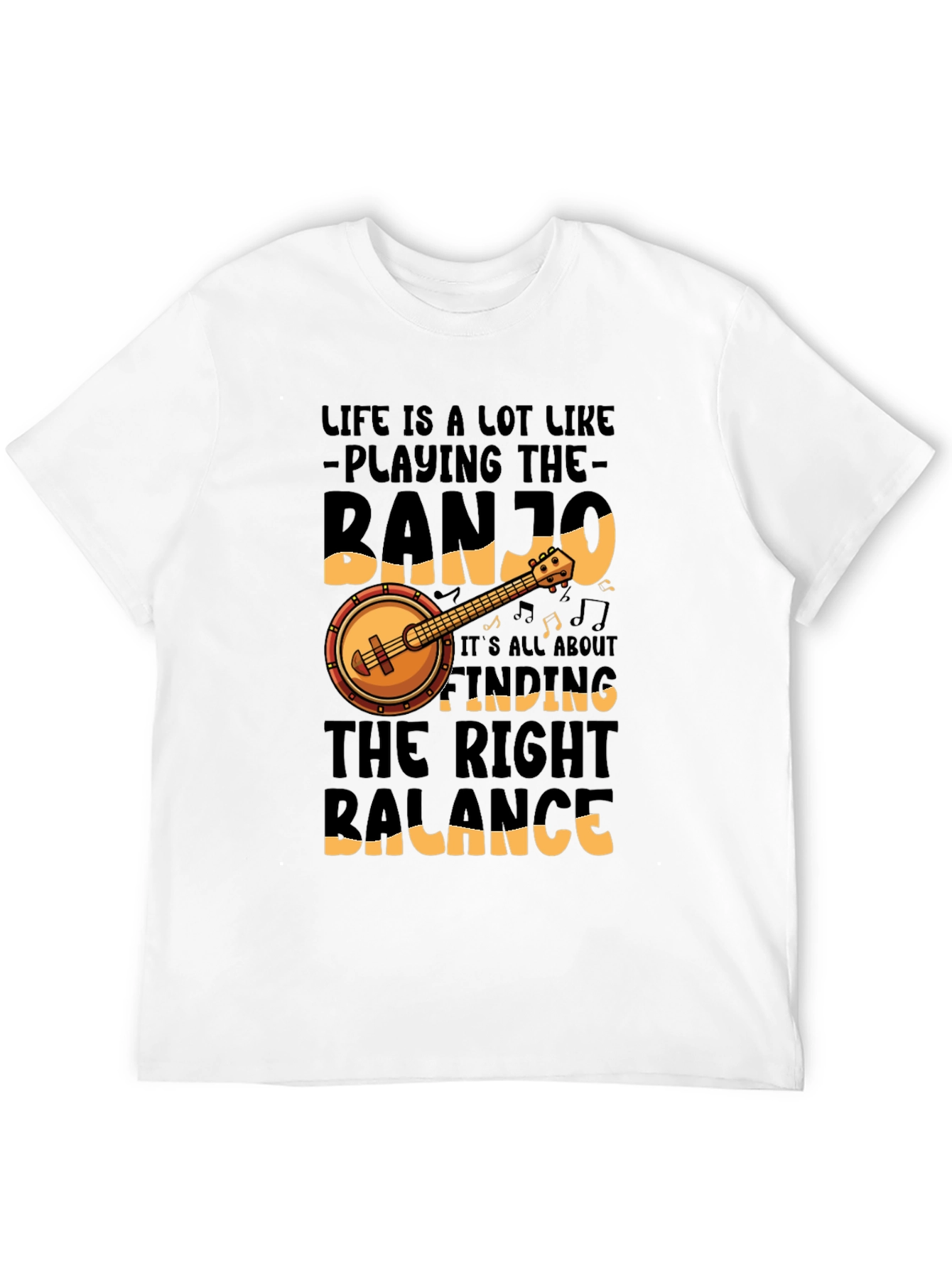 Banjo Life Balance Graphic Tee