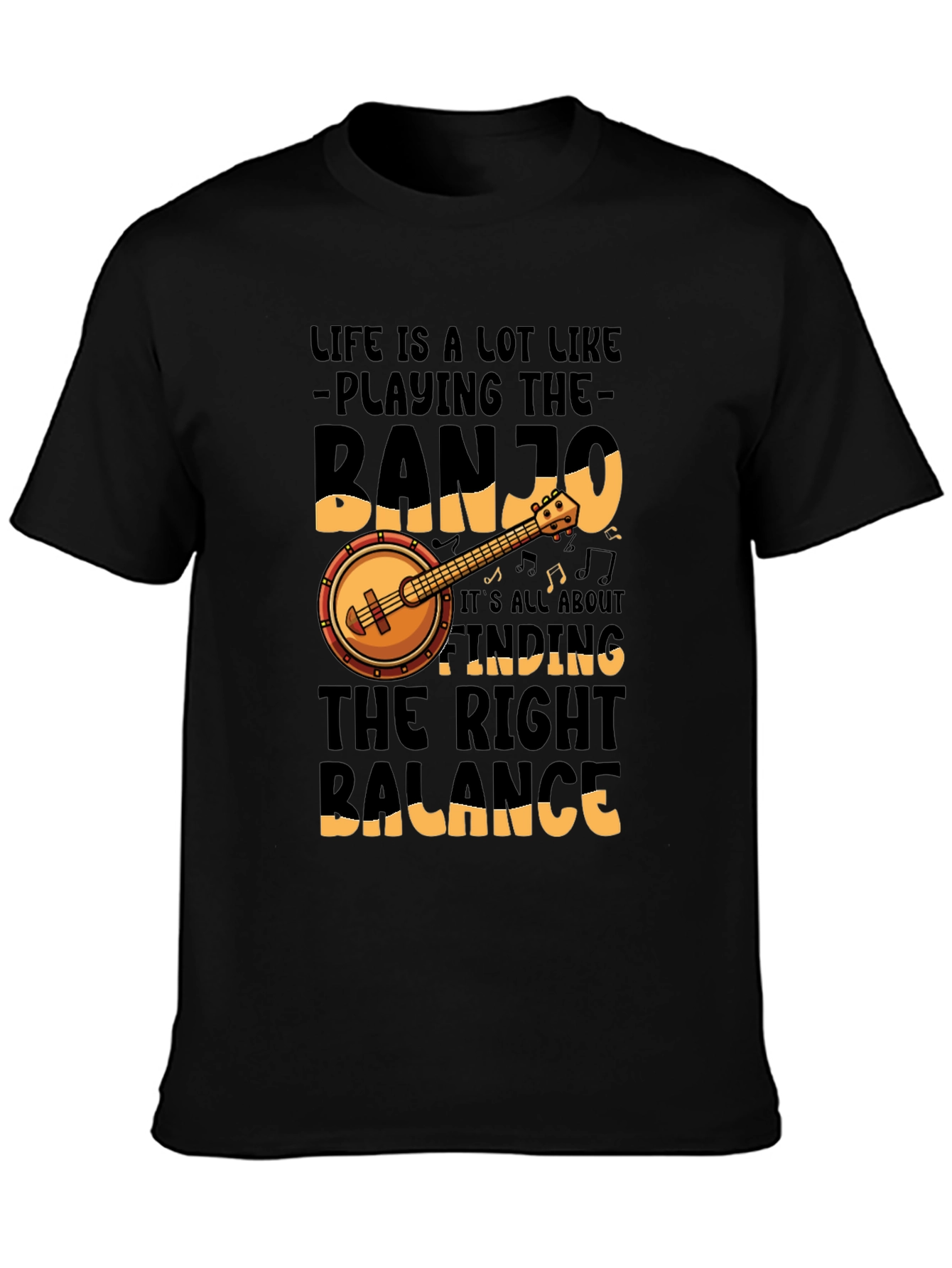 Banjo Life Balance Graphic Tee