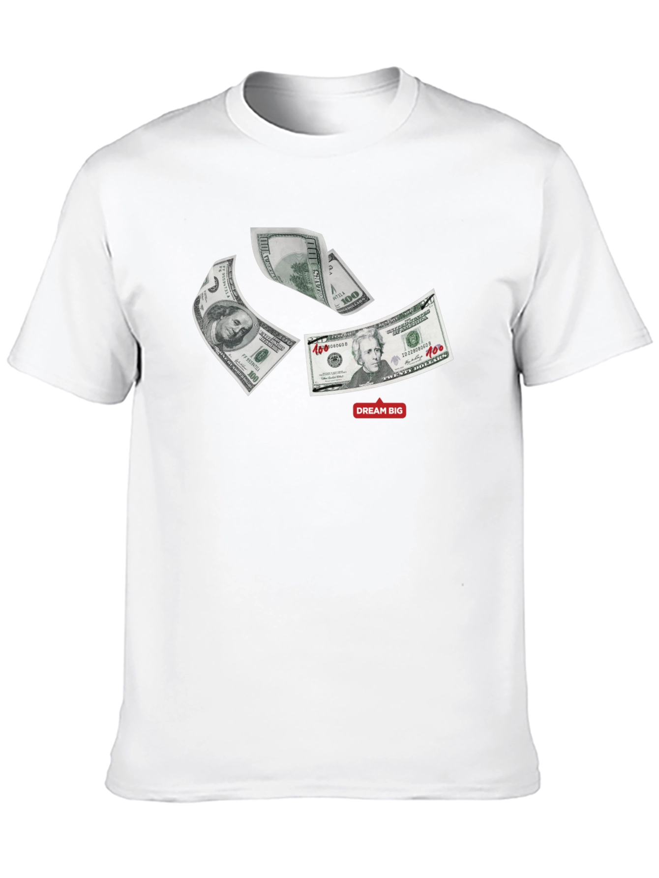 Dream Big Money Graphic Tee - Black