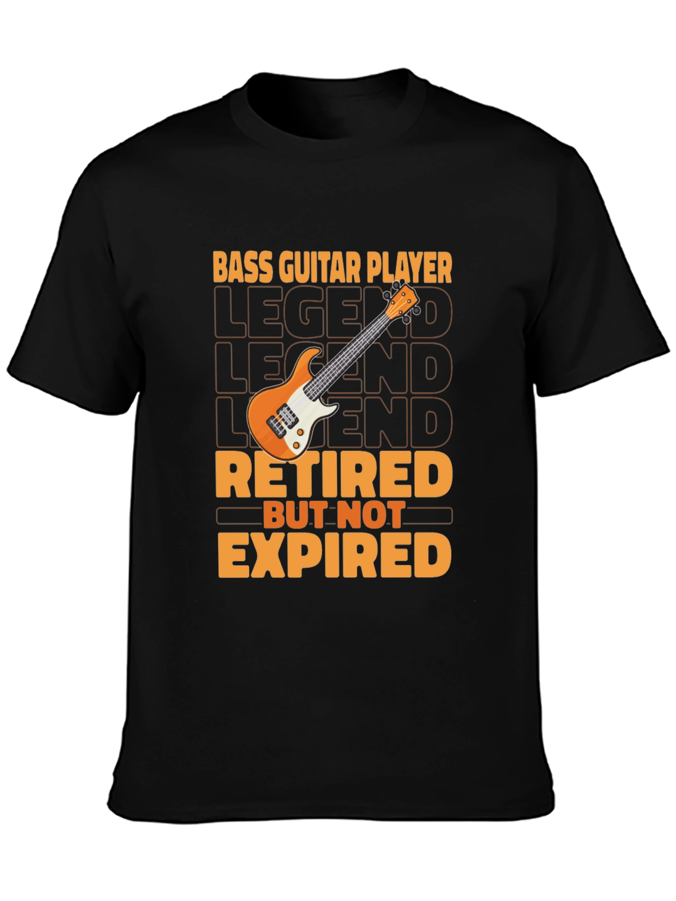 Bass Guitar Player Retired T-Shirt