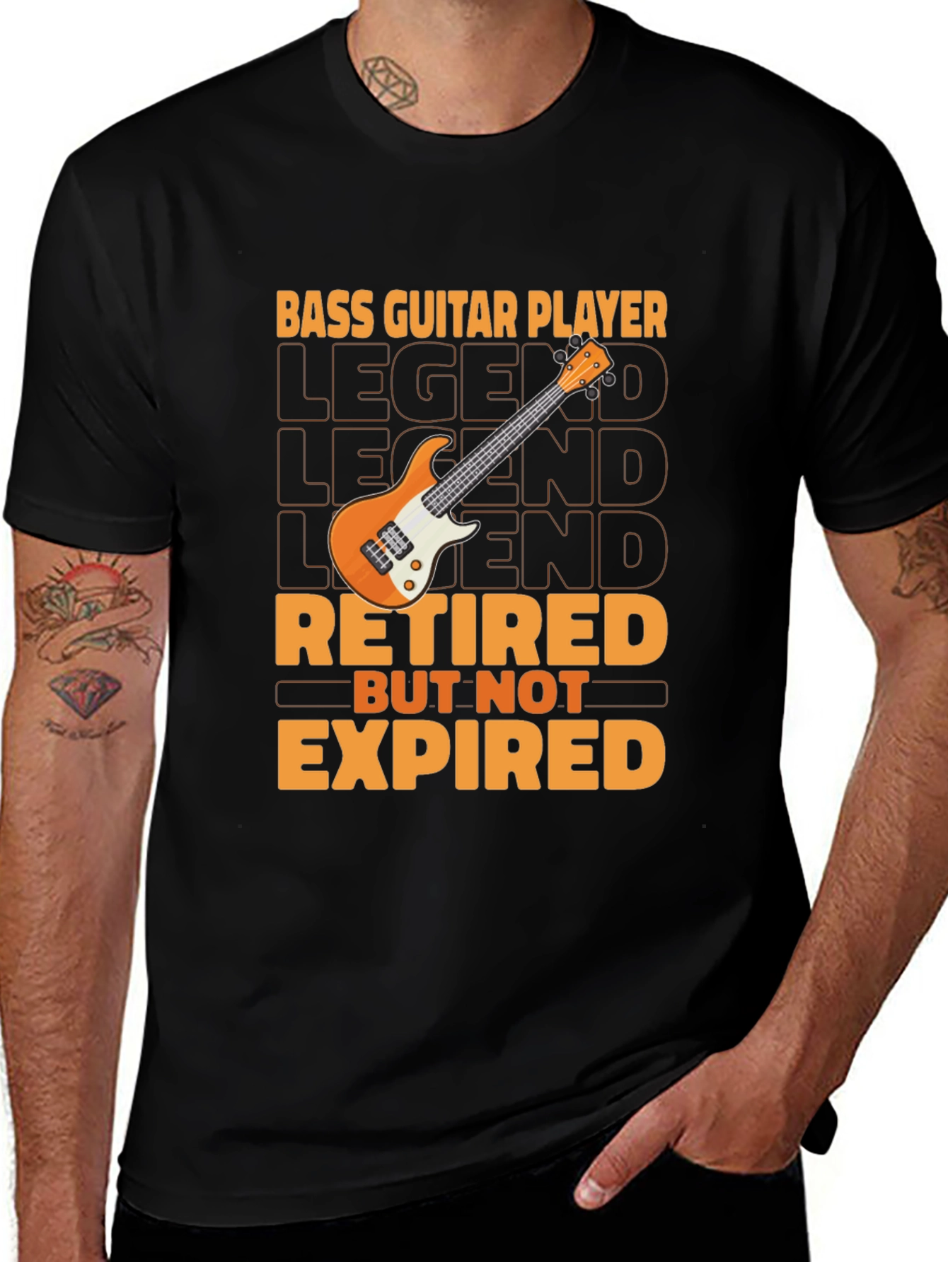 Bass Guitar Player Retired T-Shirt