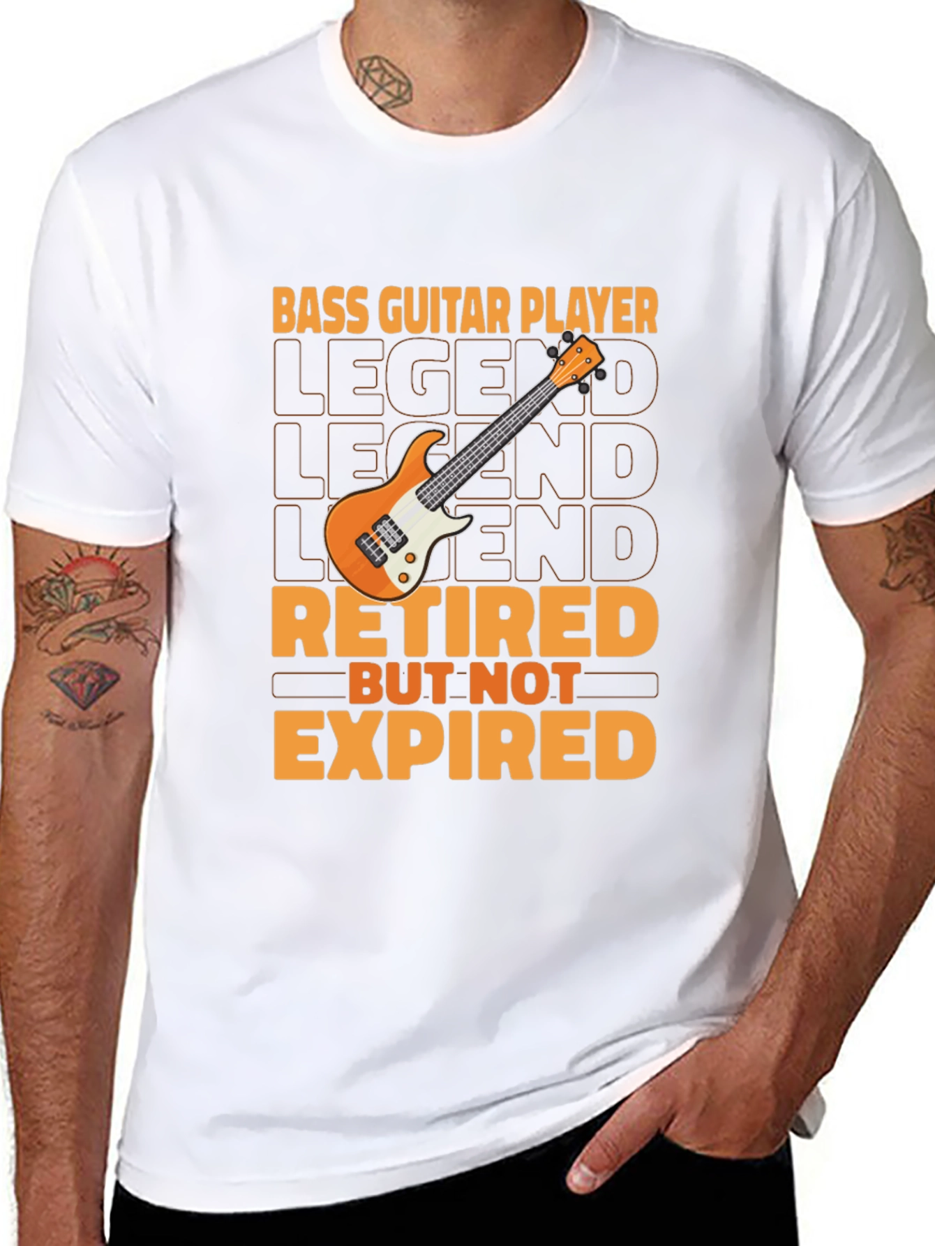 Bass Guitar Player Retired T-Shirt