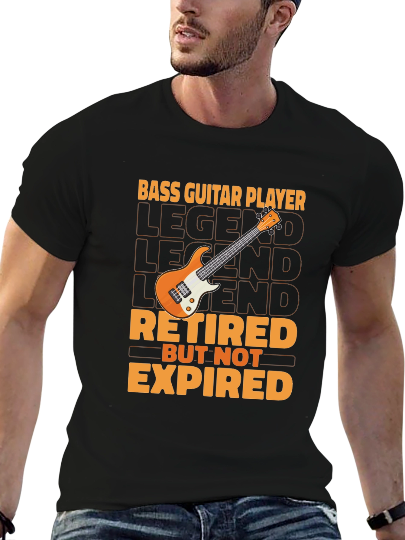 Bass Guitar Player Retired T-Shirt