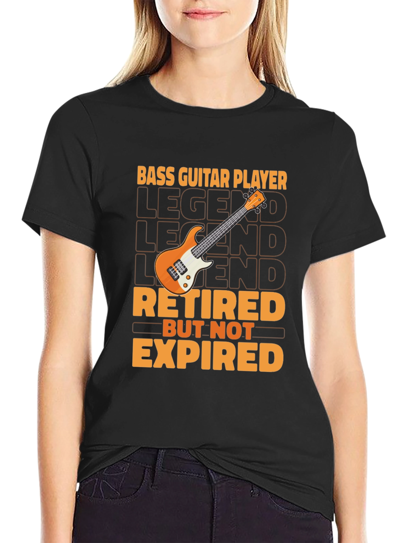 Bass Guitar Player Retired T-Shirt