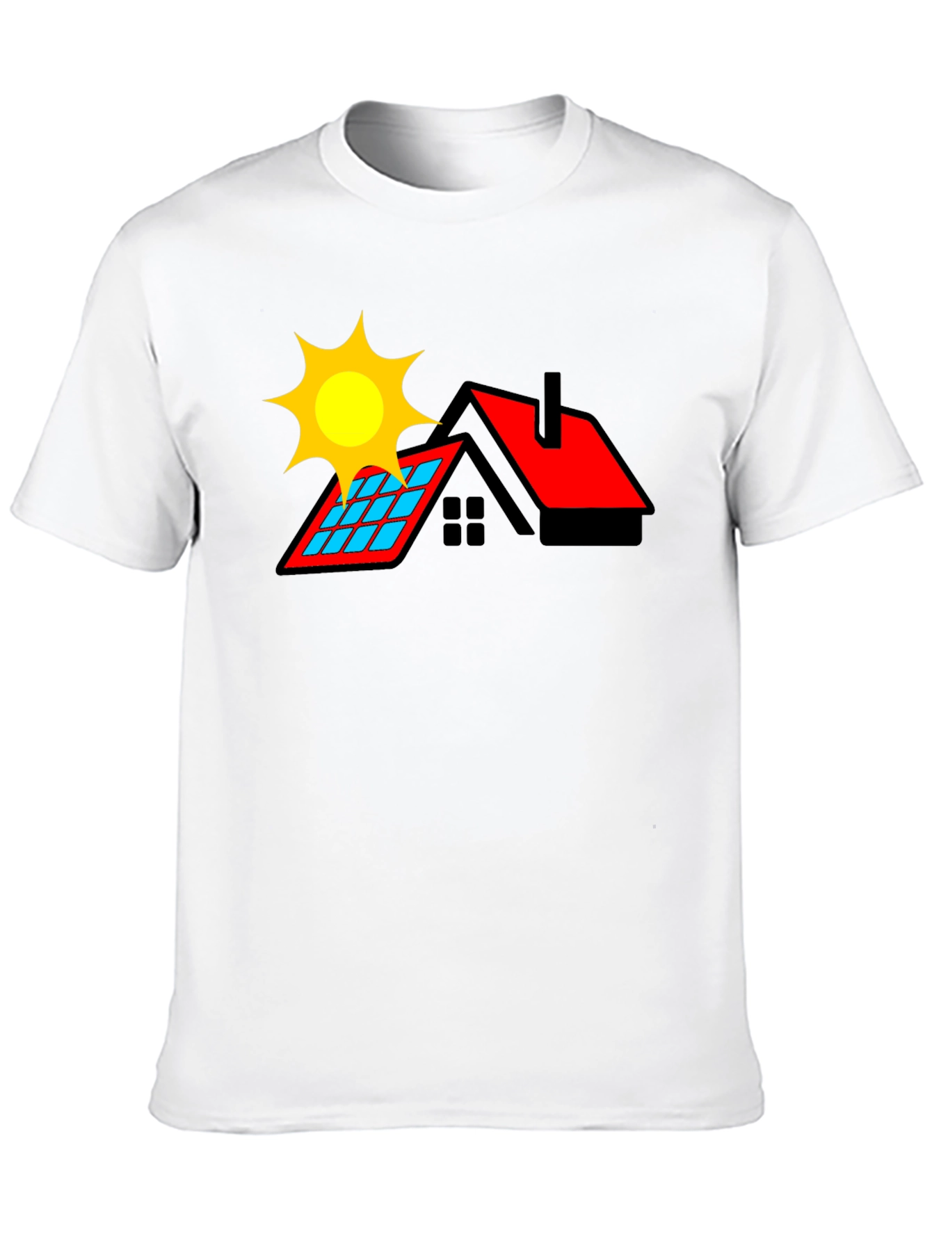 Solar Power House T-Shirt - Renewable Energy Tee