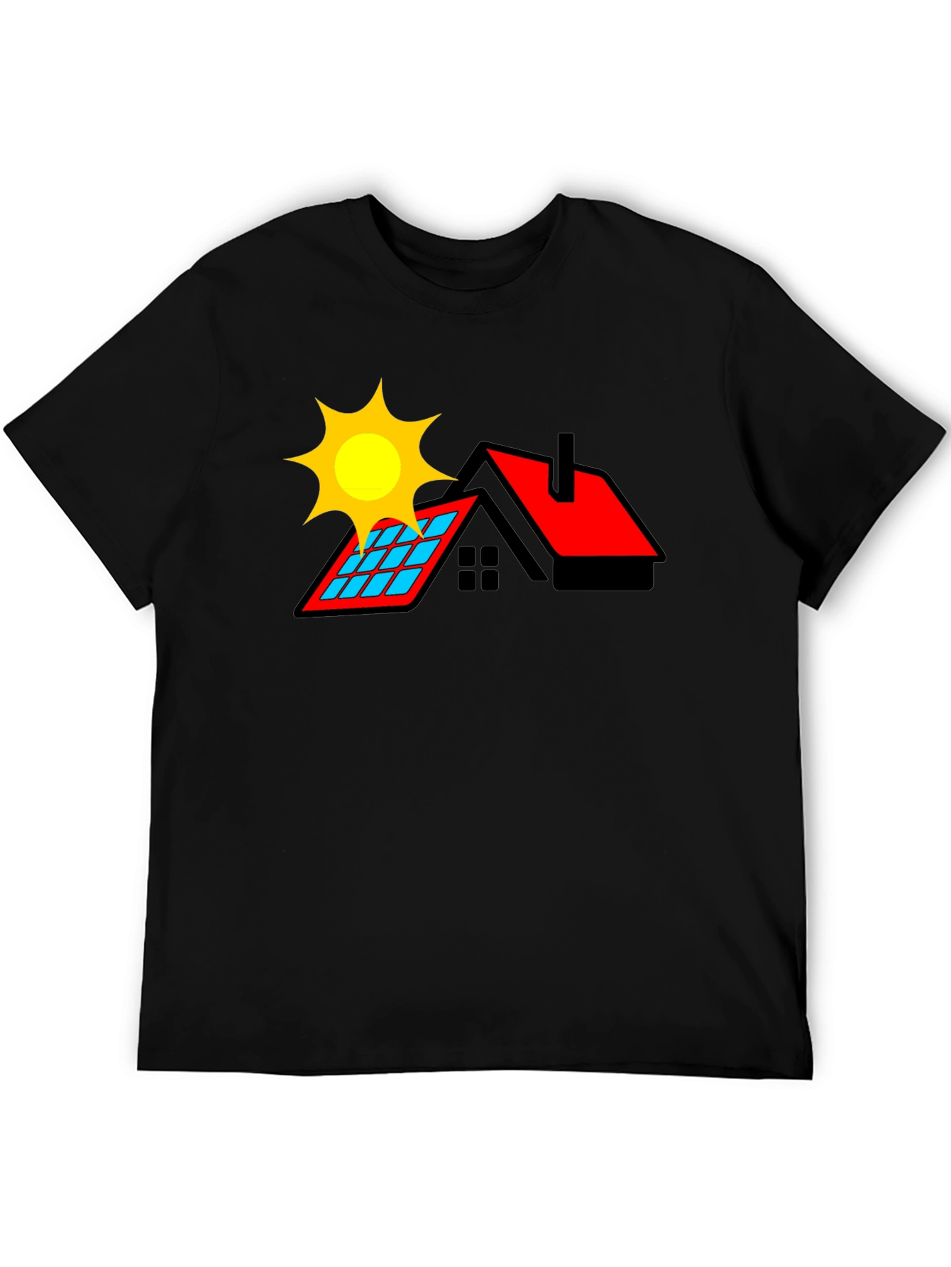 Solar Power House T-Shirt - Renewable Energy Tee