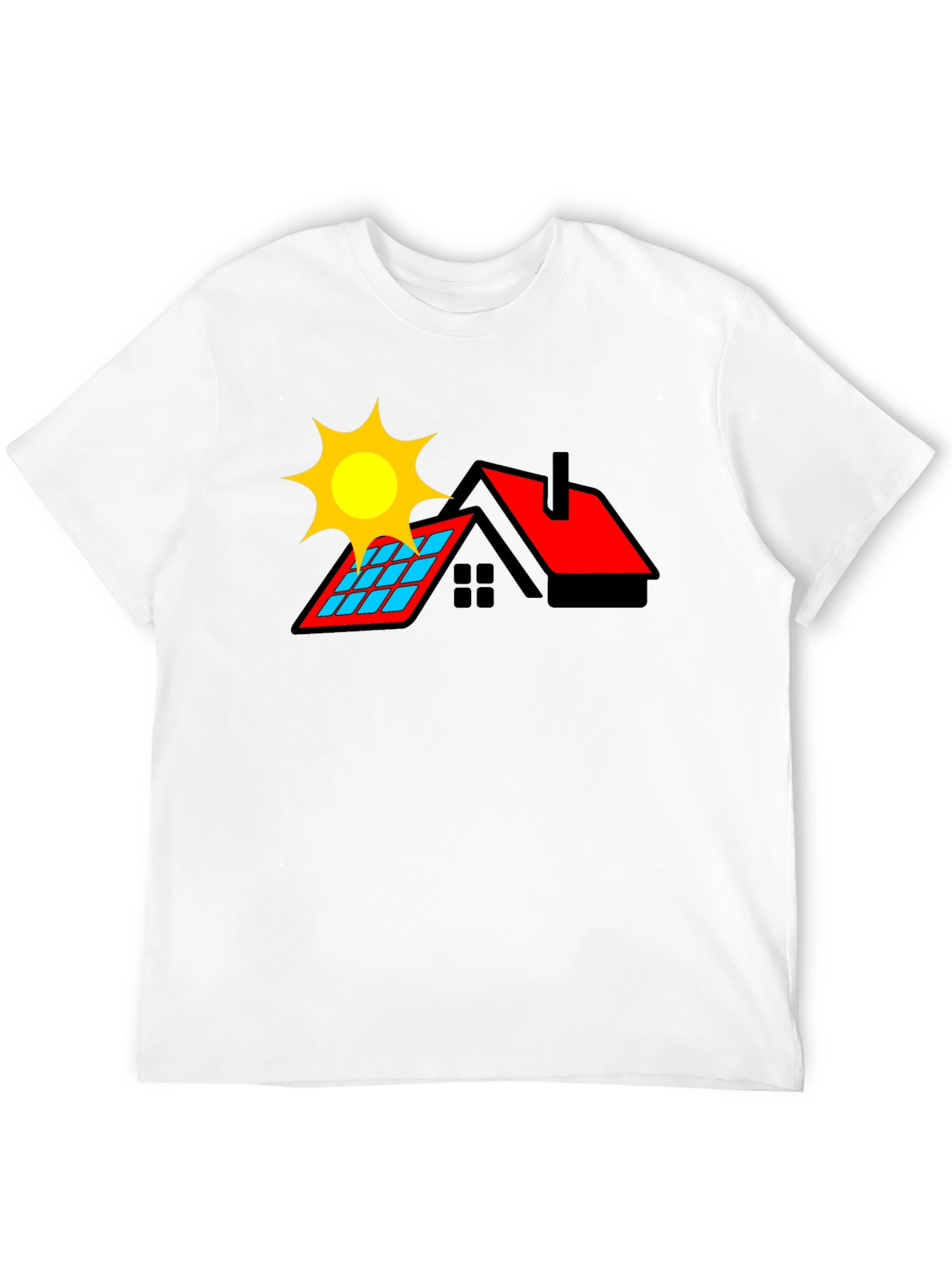 Solar Power House T-Shirt - Renewable Energy Tee