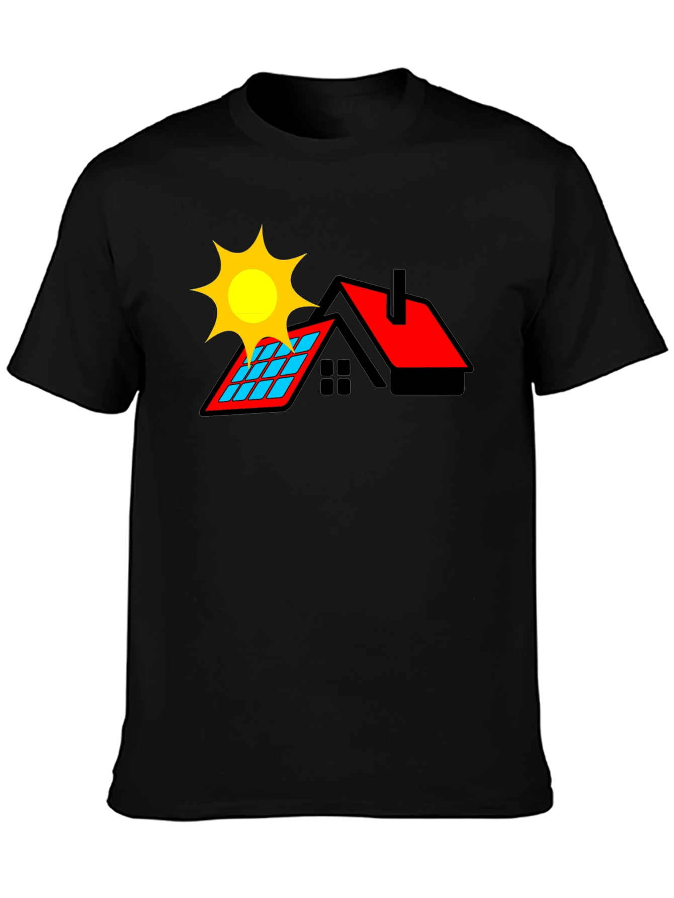 Solar Power House T-Shirt - Renewable Energy Tee