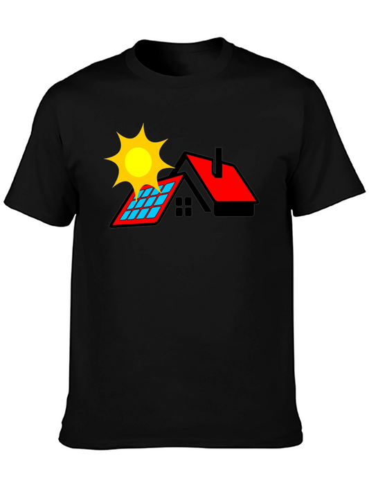 Solar Power House T-Shirt - Renewable Energy Tee
