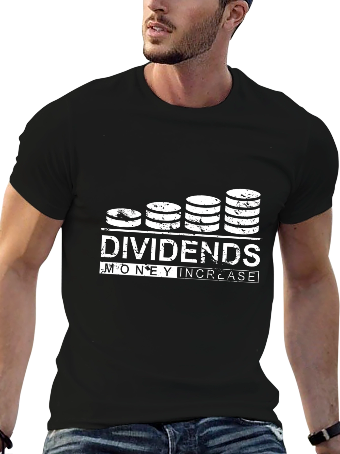 Dividends Money Increase Graphic T-Shirt