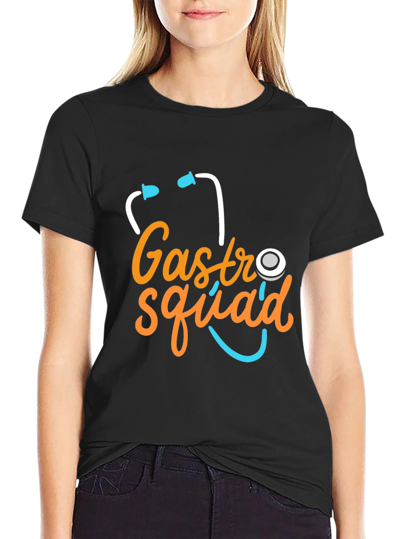 Gastro Squad Stethoscope Graphic T-Shirt