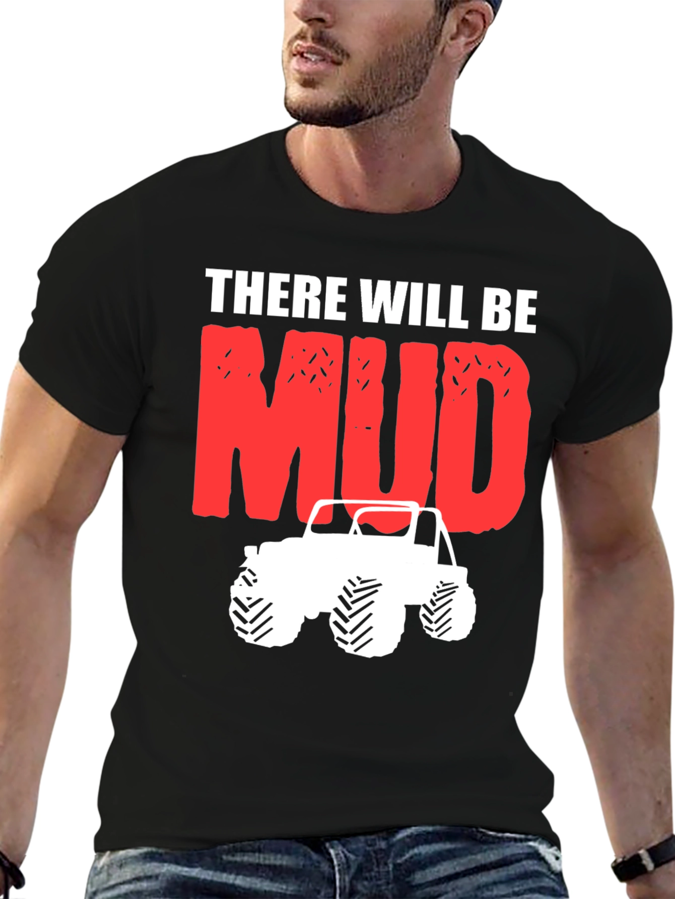 Mud Jeep Graphic Tee - Black
