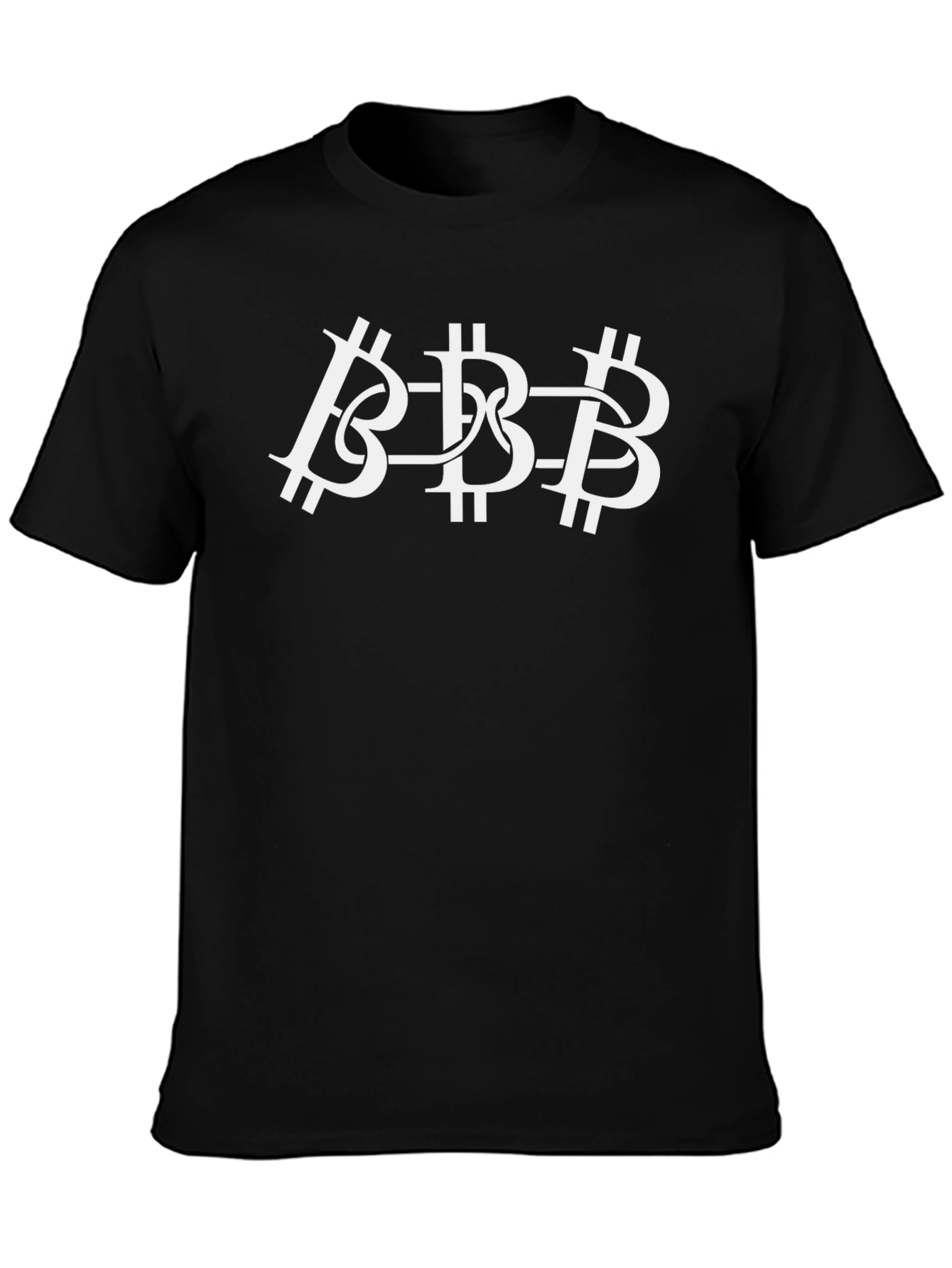 Bitcoin BBB Cryptocurrency Black T-Shirt
