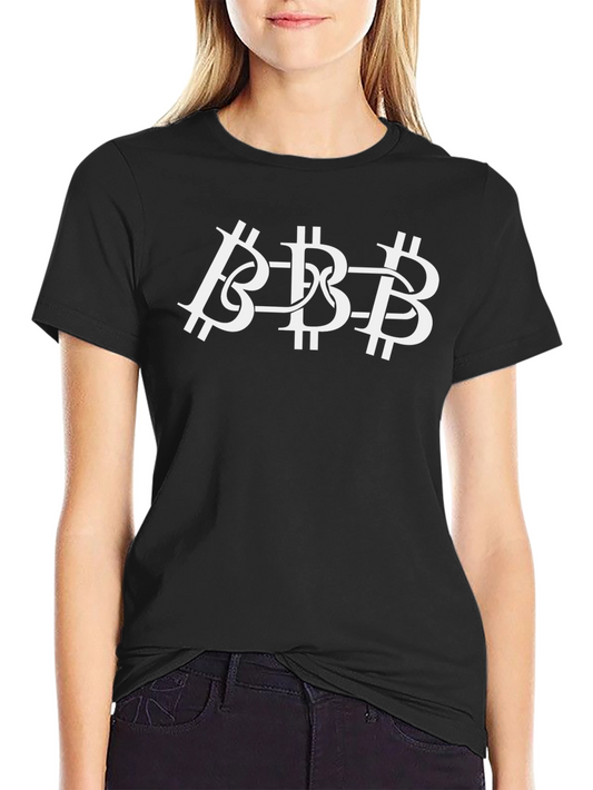 Bitcoin BBB Cryptocurrency Black T-Shirt