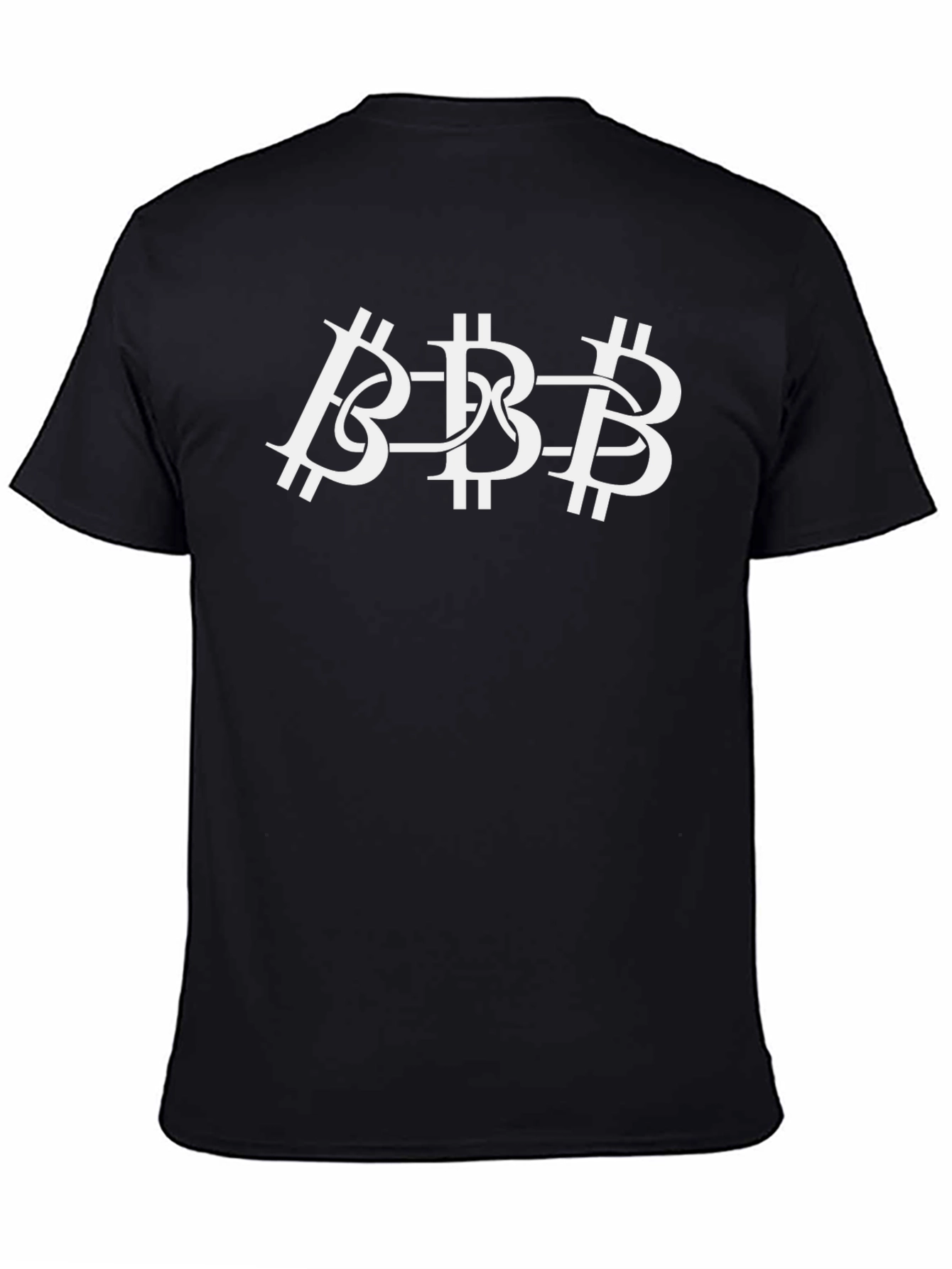 Bitcoin BBB Cryptocurrency Black T-Shirt
