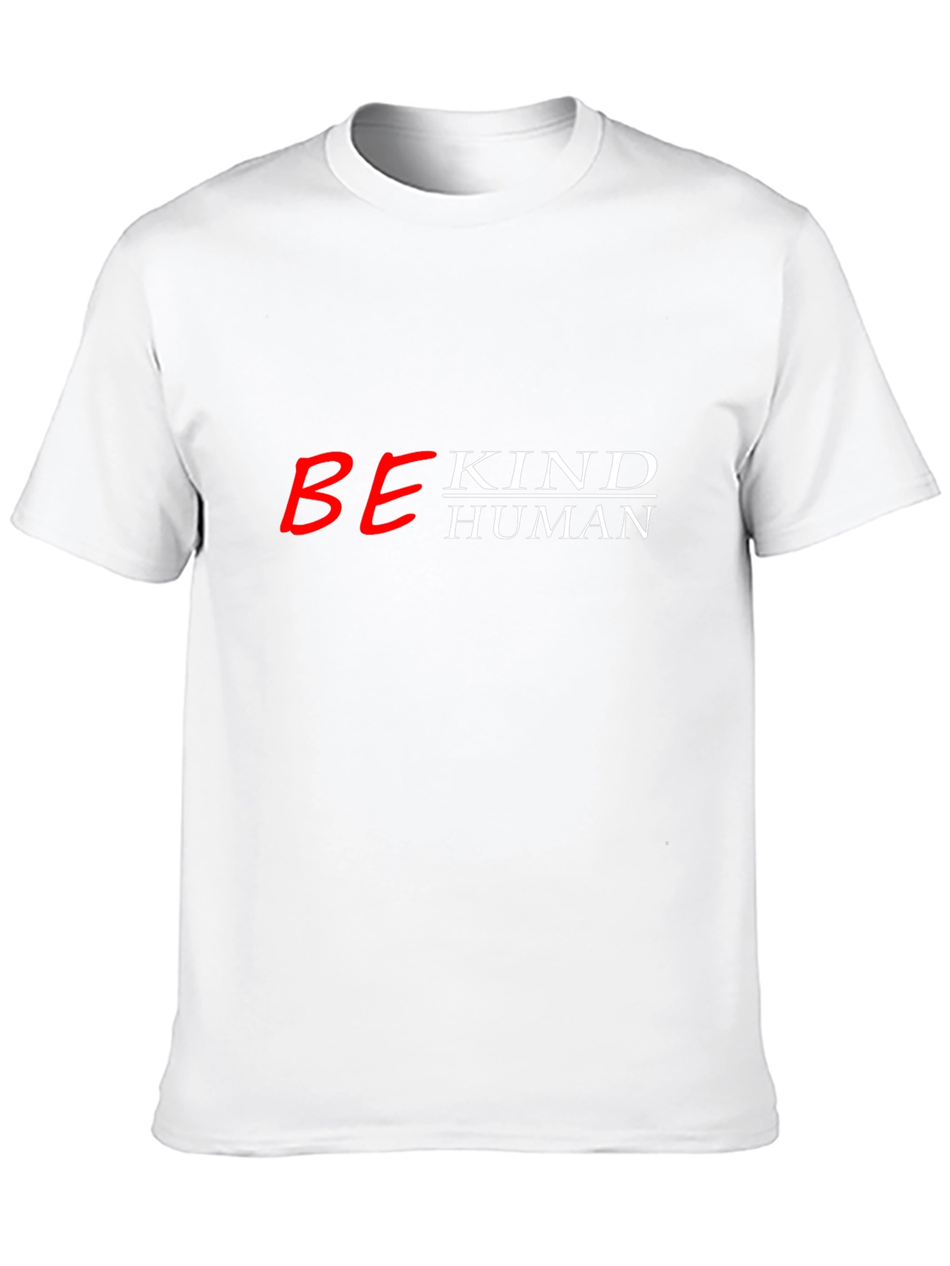 Be Kind Human Black Graphic Tee