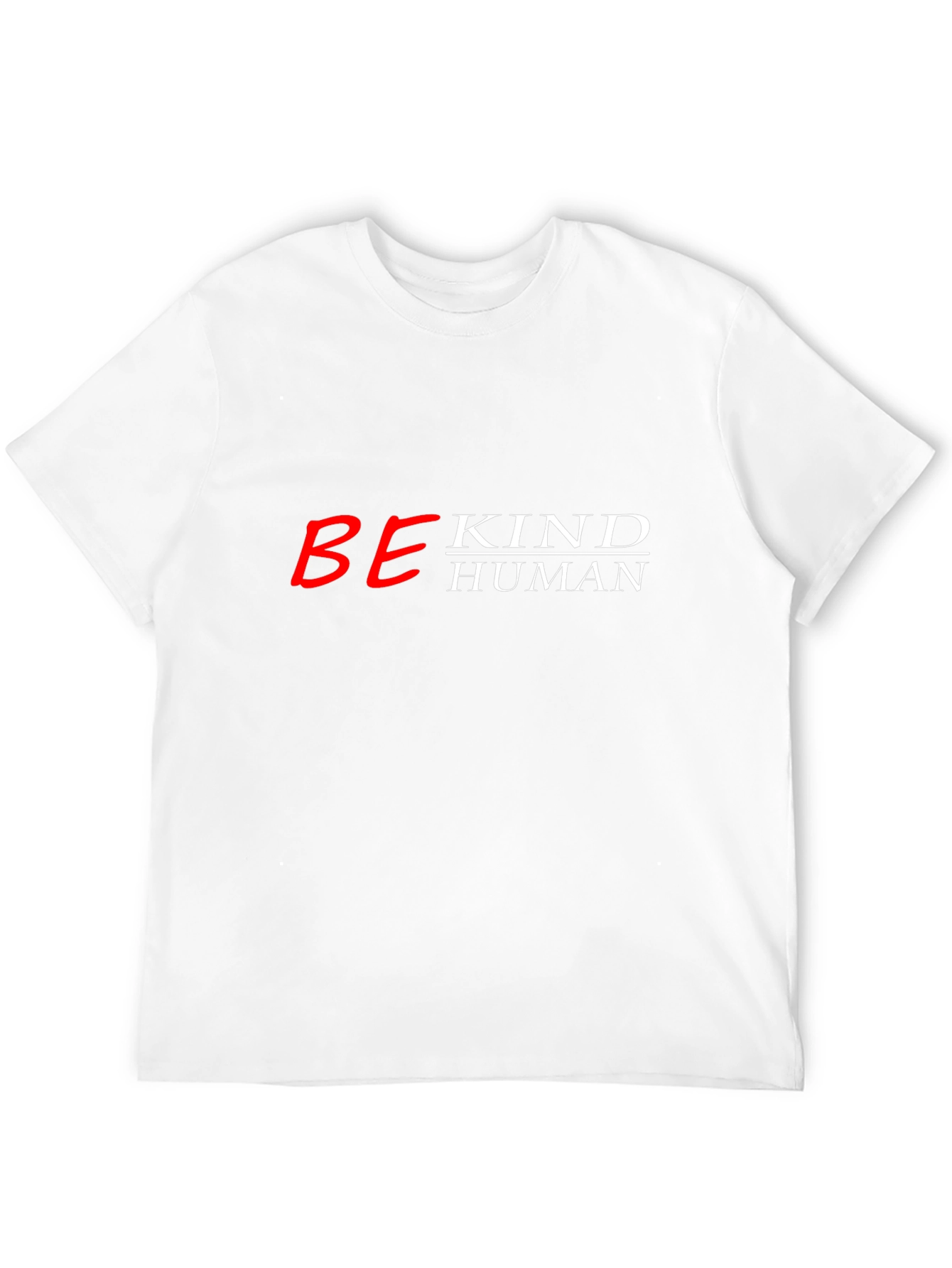 Be Kind Human Black Graphic Tee