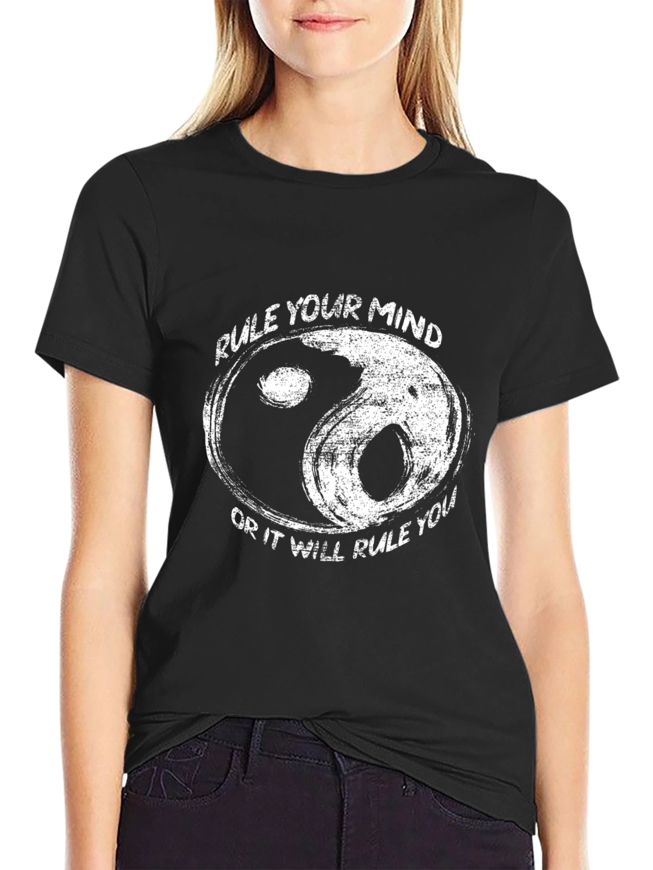 Yin Yang Rule Your Mind Graphic Tee