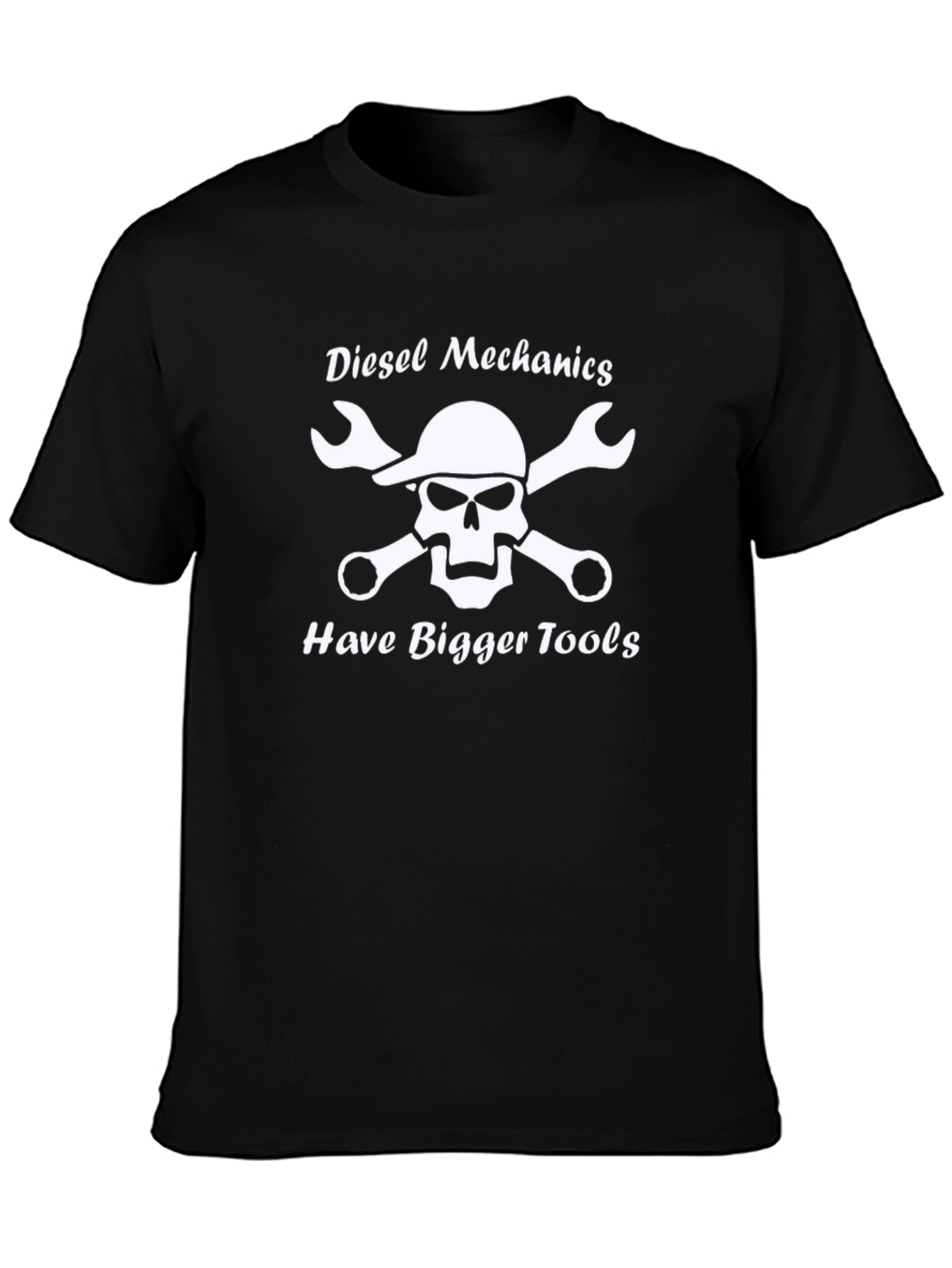 Diesel Mechanics Bigger Tools Black T-Shirt