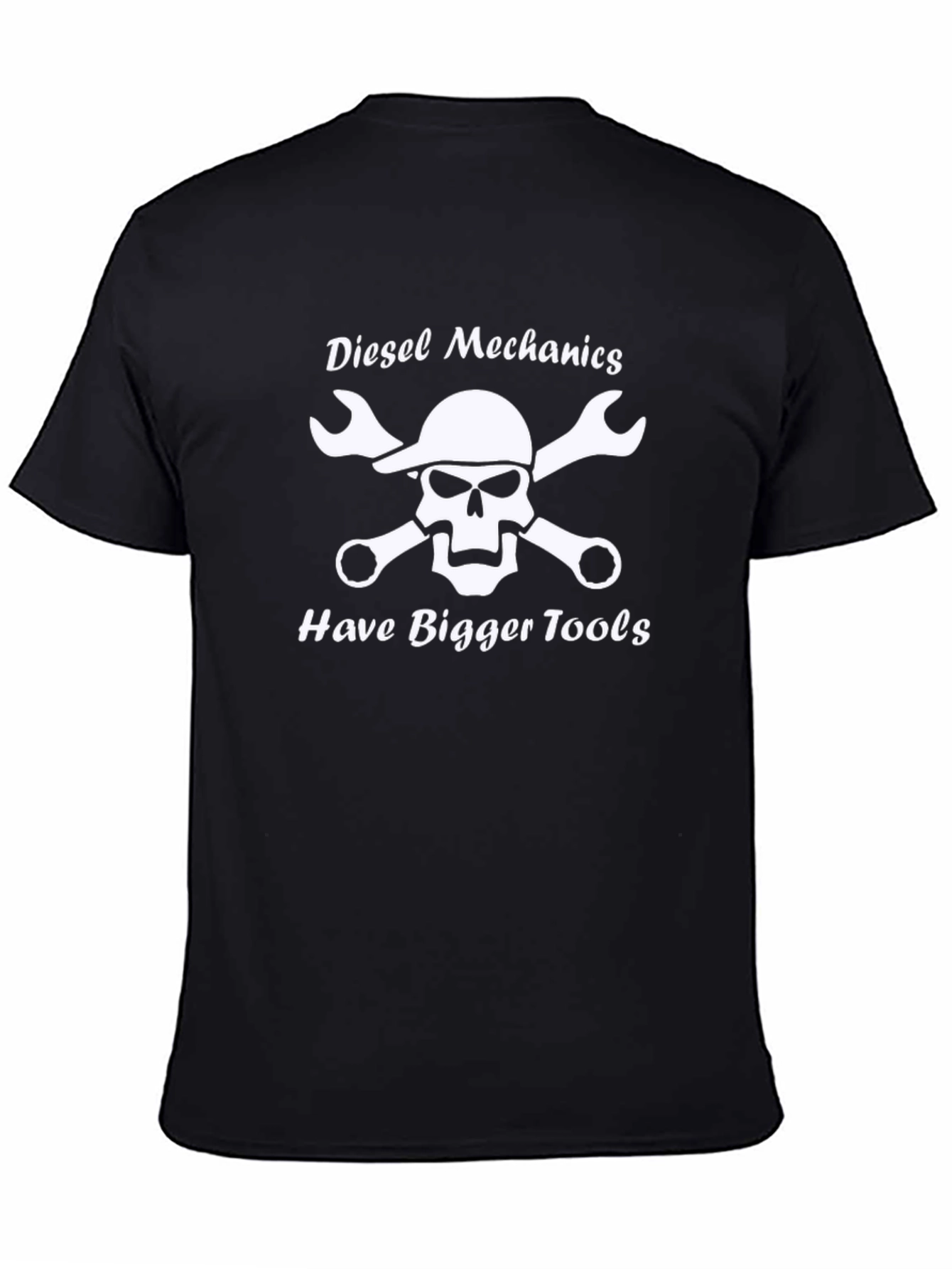 Diesel Mechanics Bigger Tools Black T-Shirt