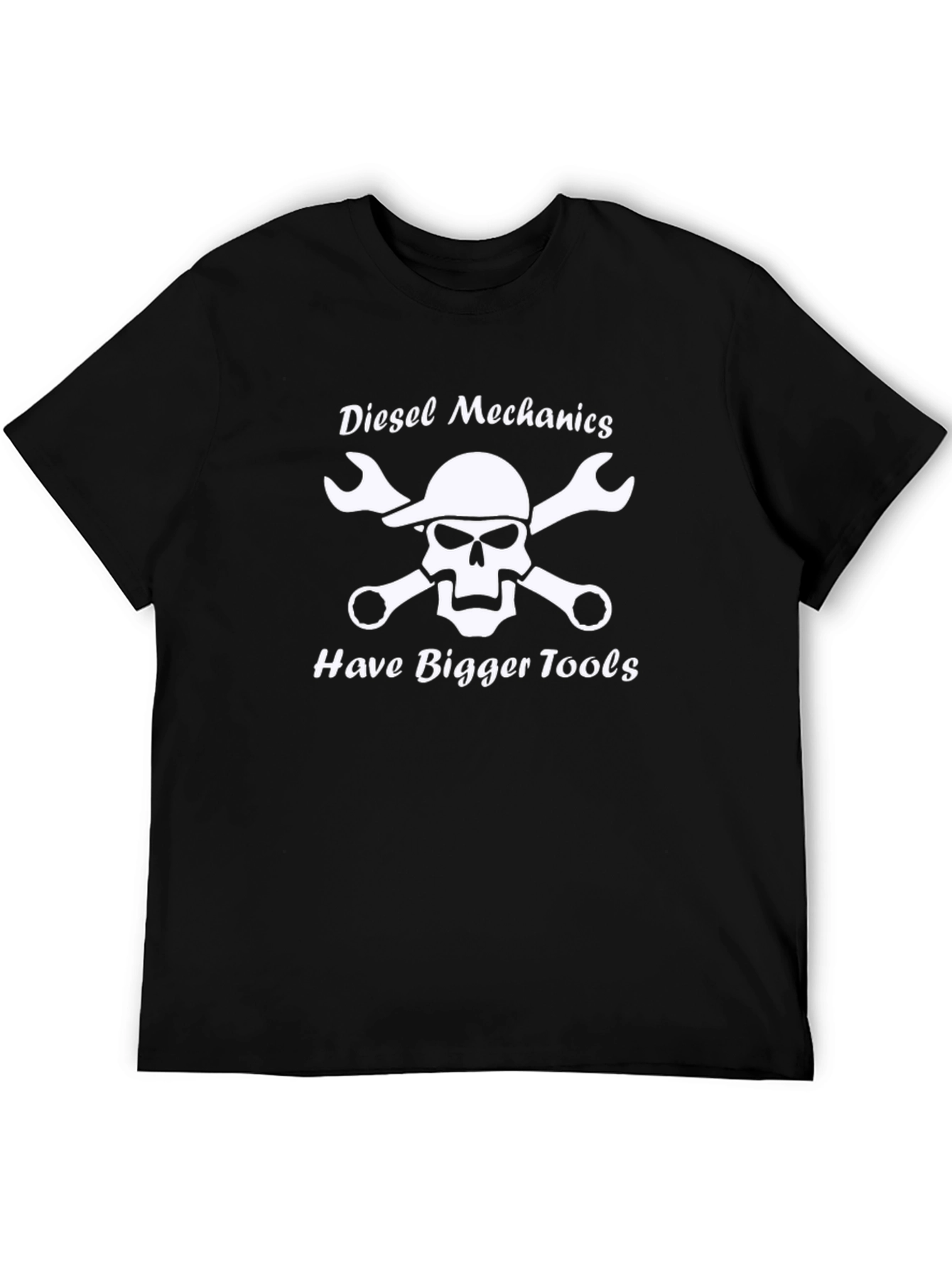Diesel Mechanics Bigger Tools Black T-Shirt