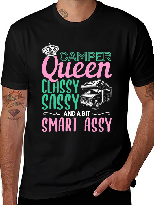 Camper Queen T-Shirt: Classy Sassy & Smart Assy