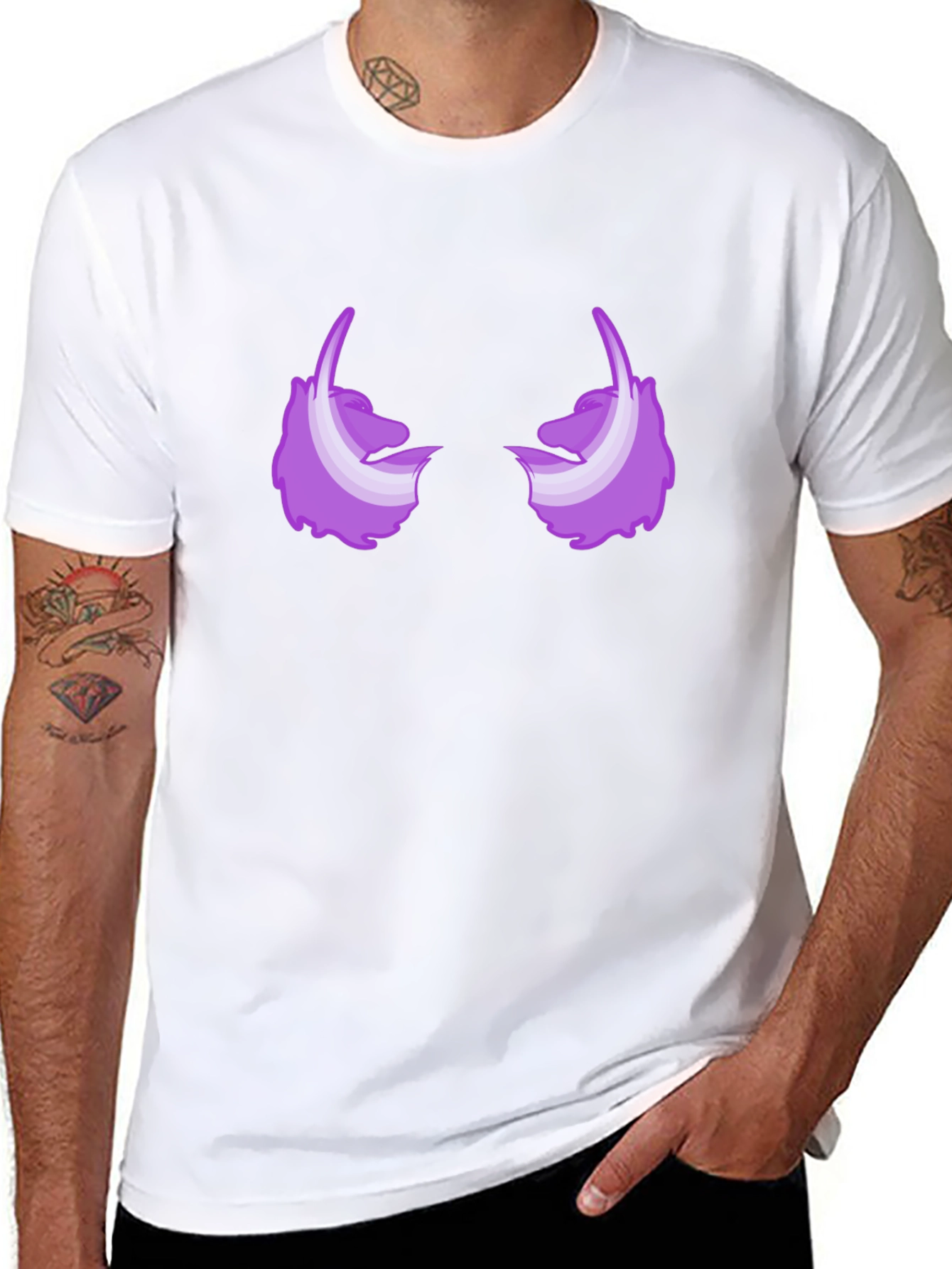Abstract Eye Graphic Tee - Mens Black T-Shirt