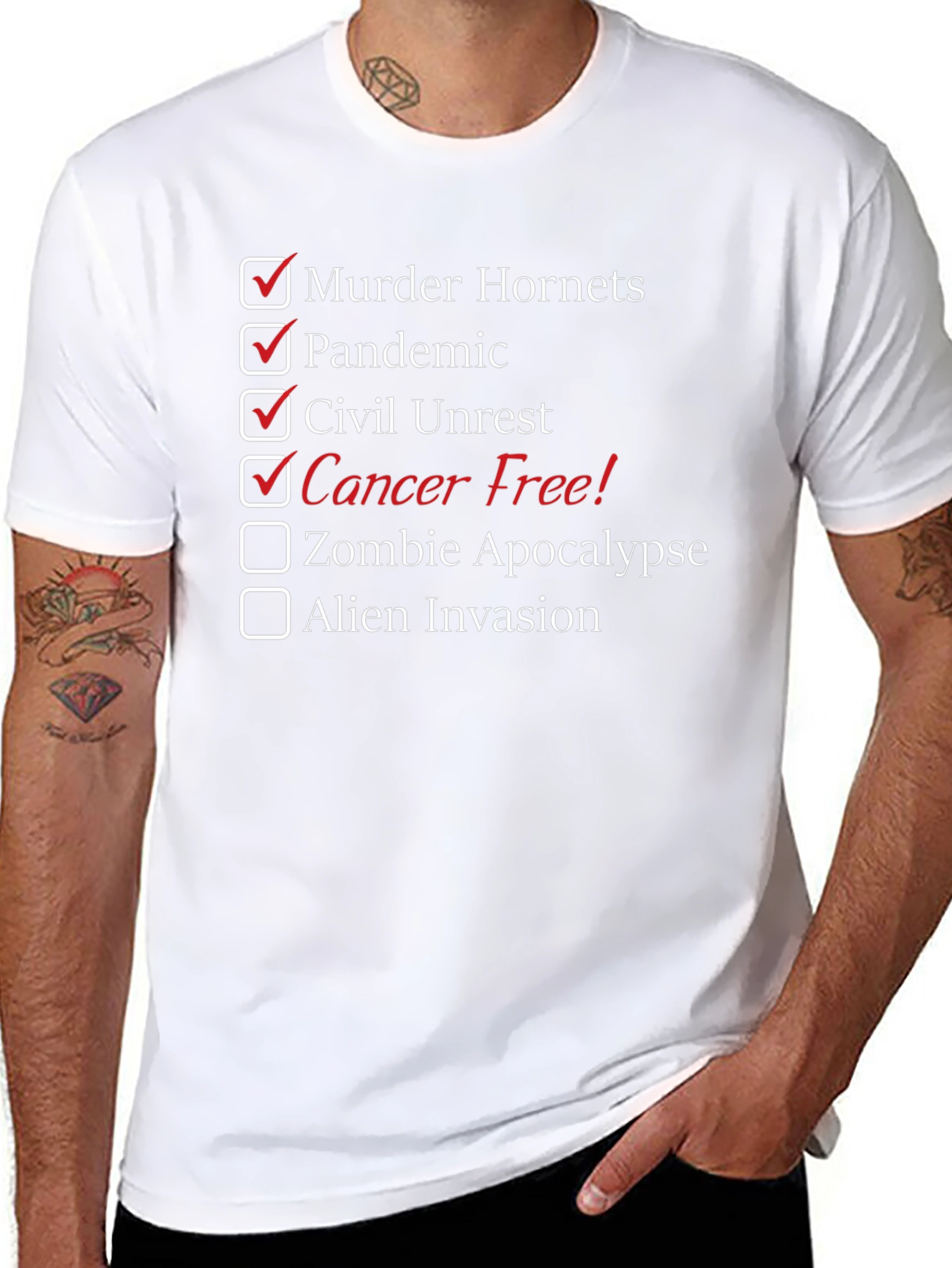 Funny 2020 Crisis Checklist Novelty T-Shirt