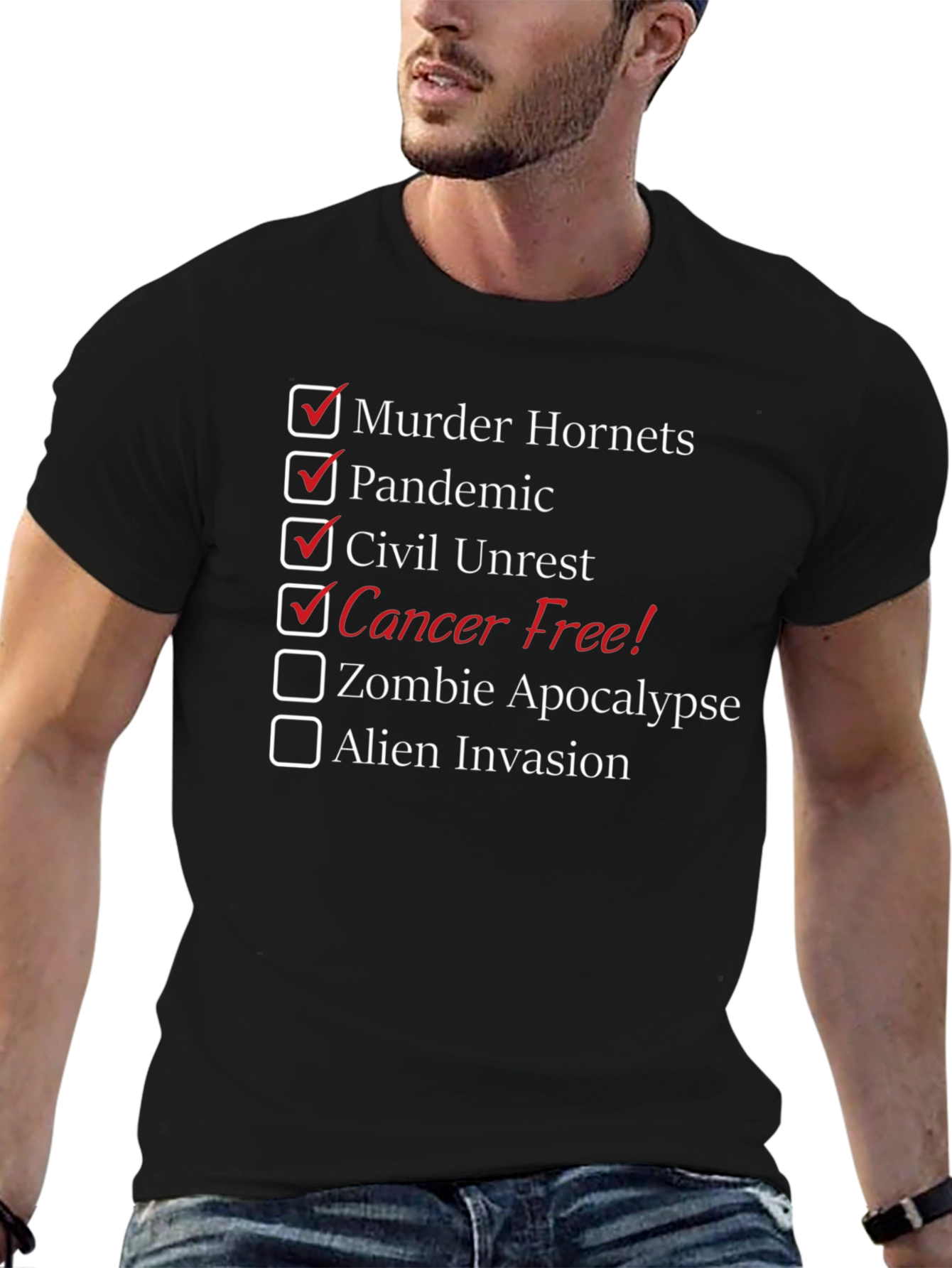 Funny 2020 Crisis Checklist Novelty T-Shirt