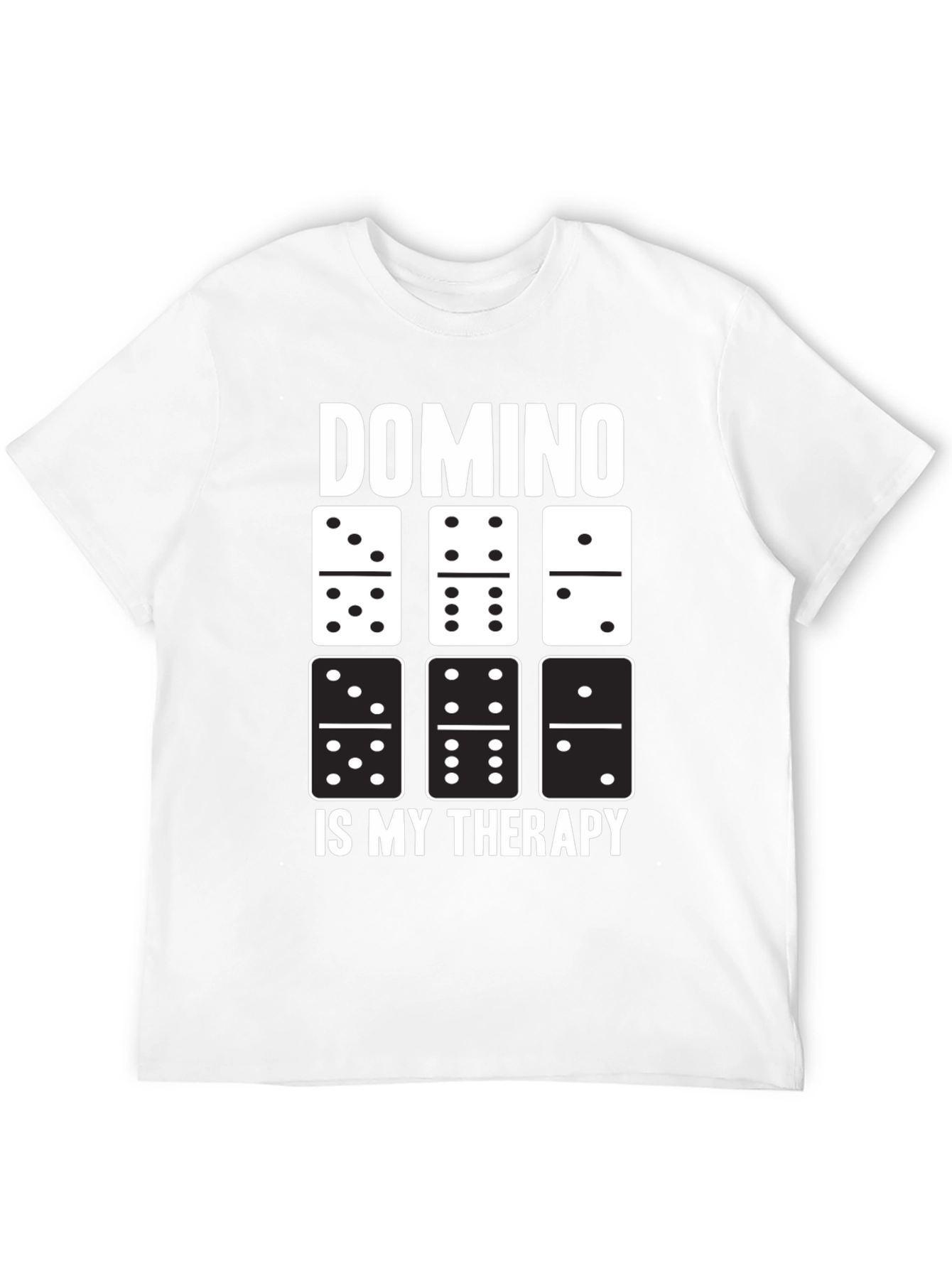 Domino Therapy T-Shirt - Playful Graphic Tee