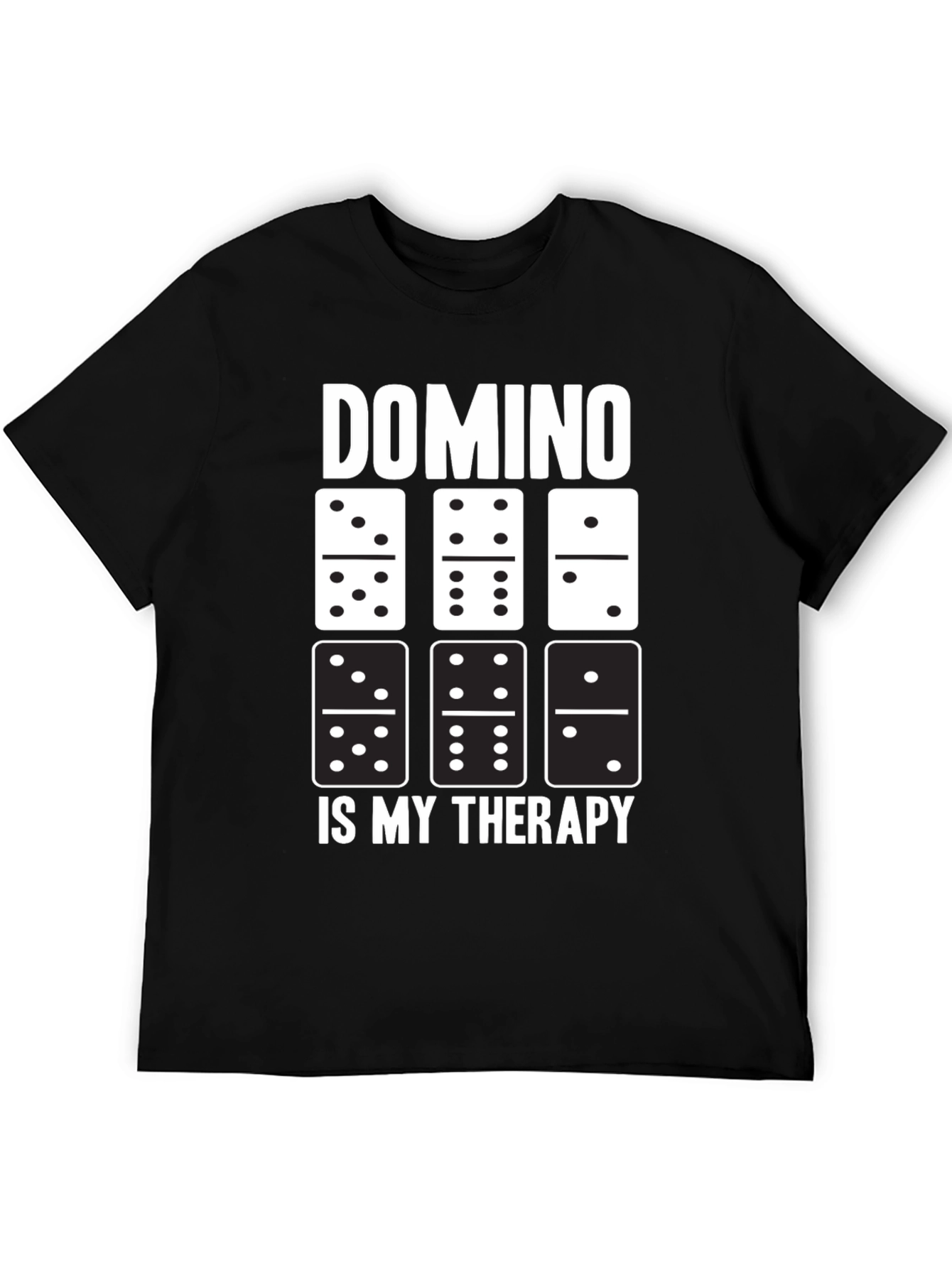 Domino Therapy T-Shirt - Playful Graphic Tee