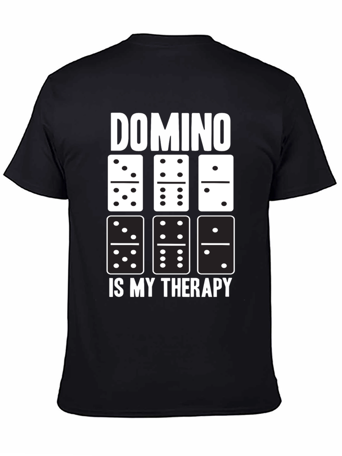 Domino Therapy T-Shirt - Playful Graphic Tee