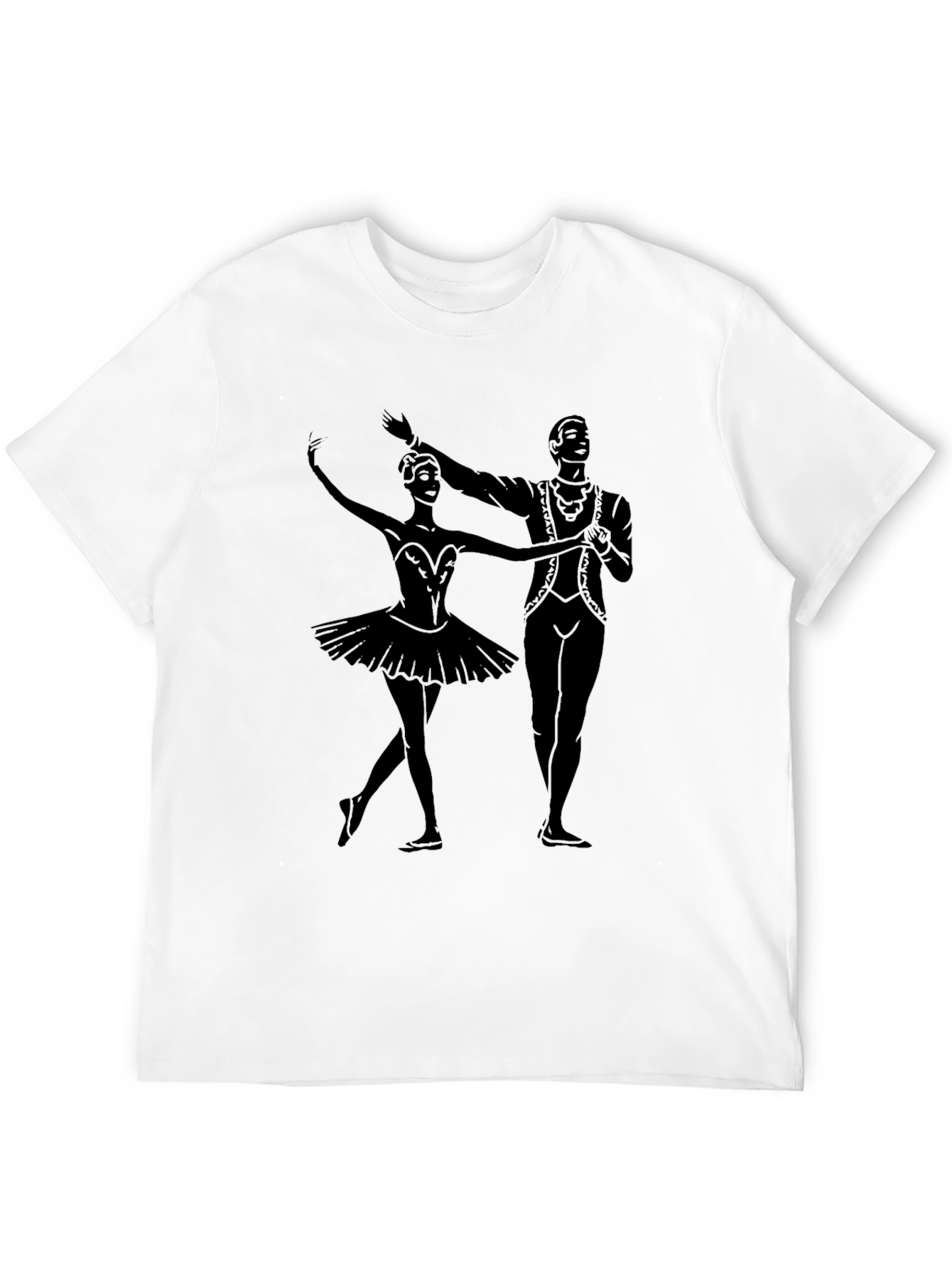 Ballet Dance Graphic Tee - Black