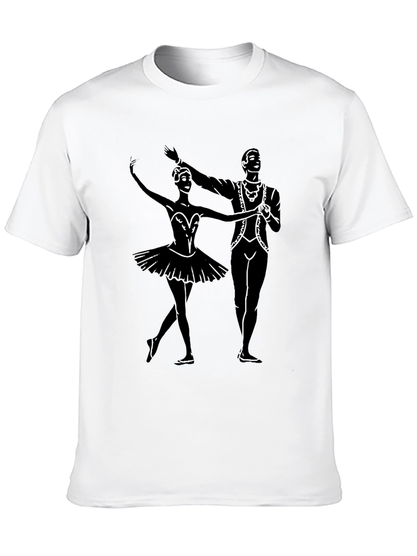 Ballet Dance Graphic Tee - Black