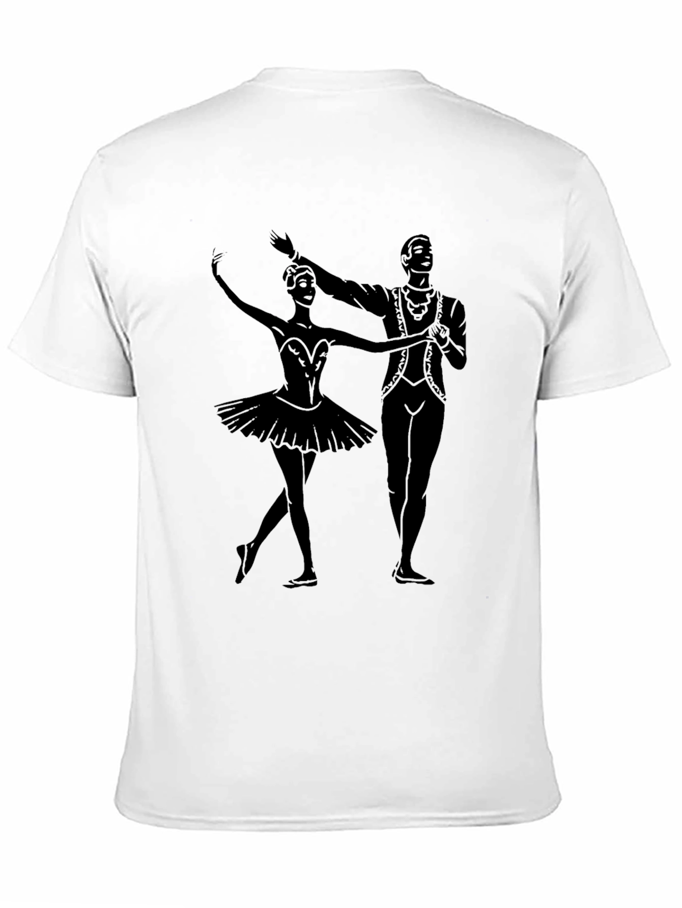 Ballet Dance Graphic Tee - Black